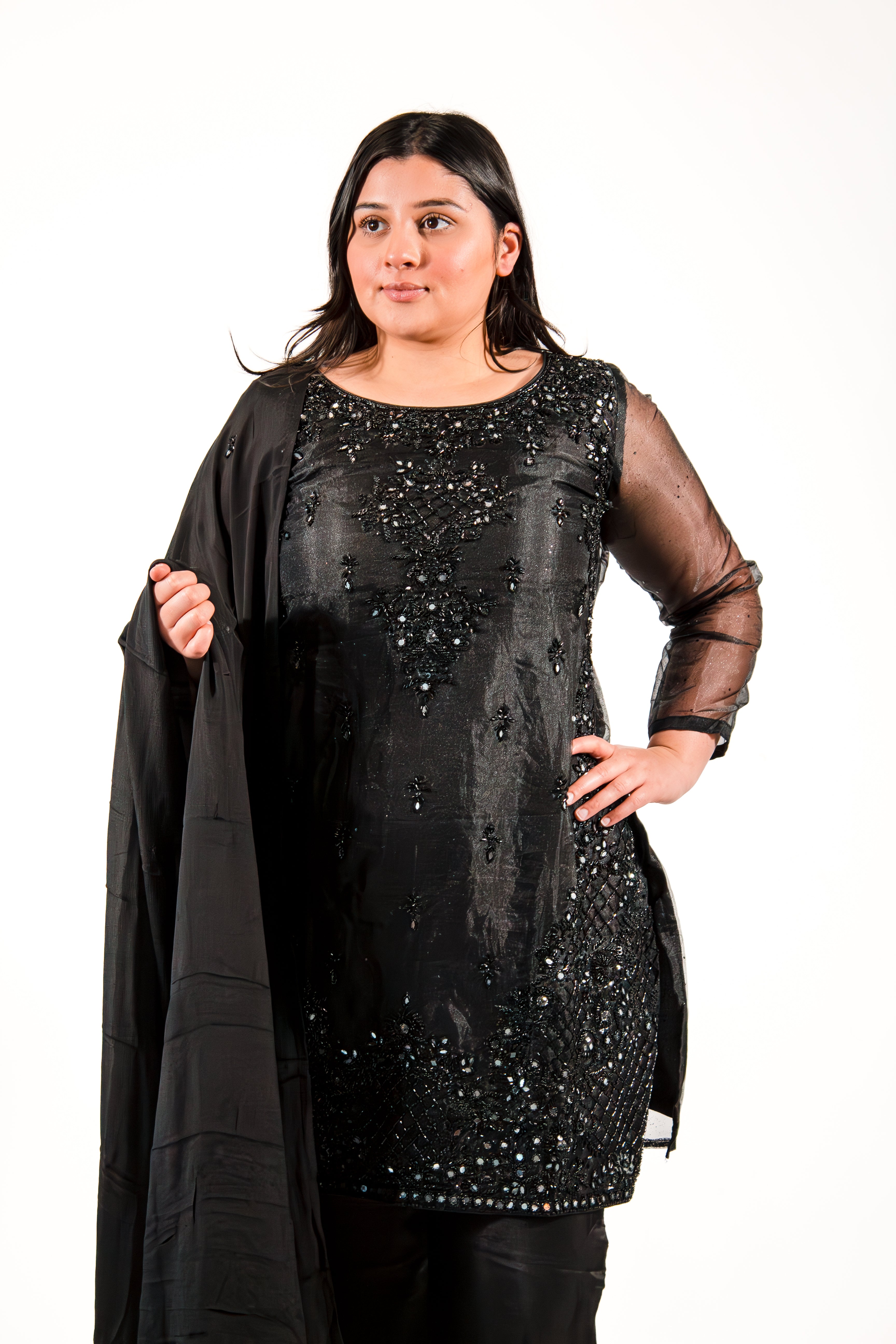 BLACK ALINA SUIT