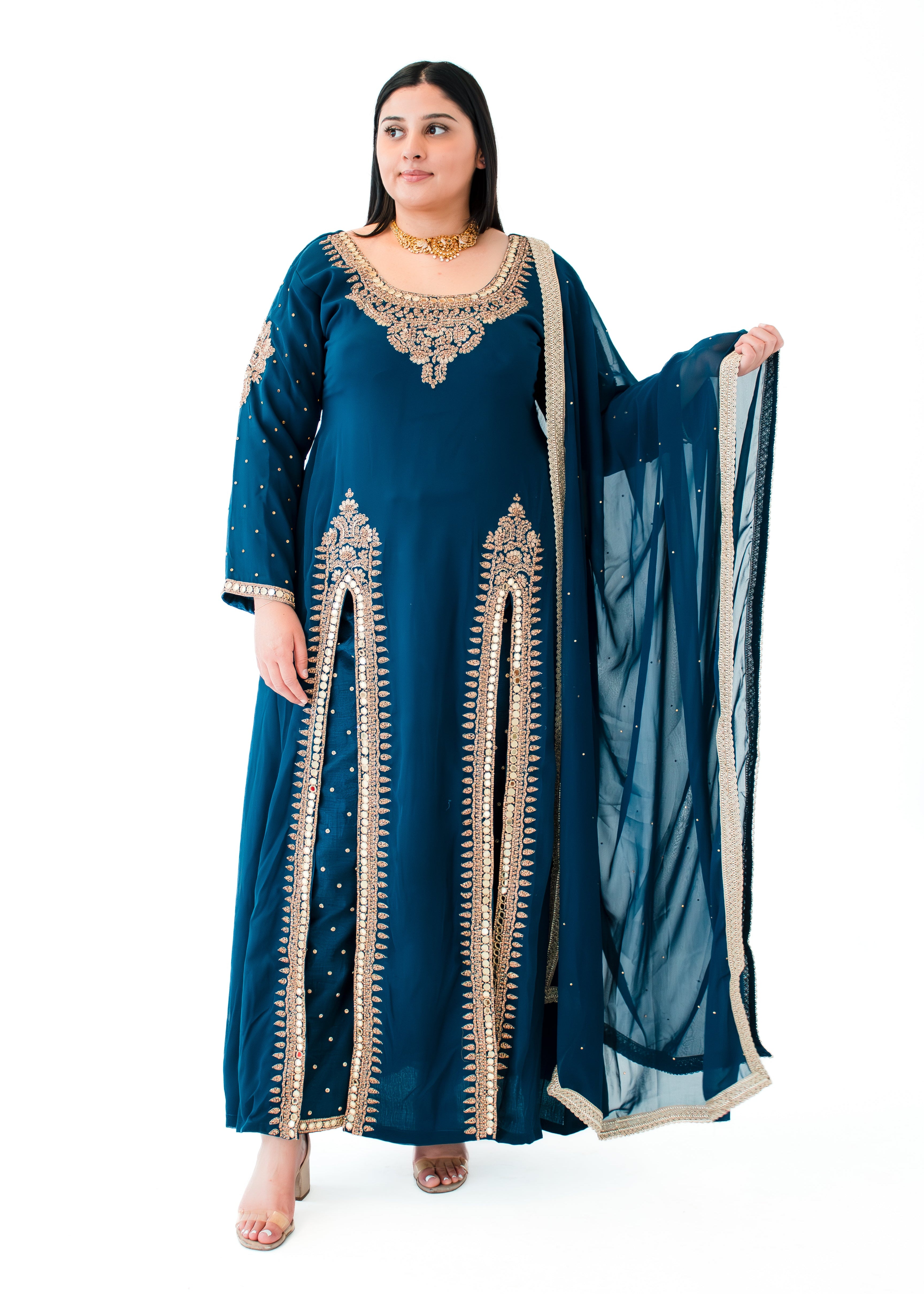 BLUE NOOR SUIT
