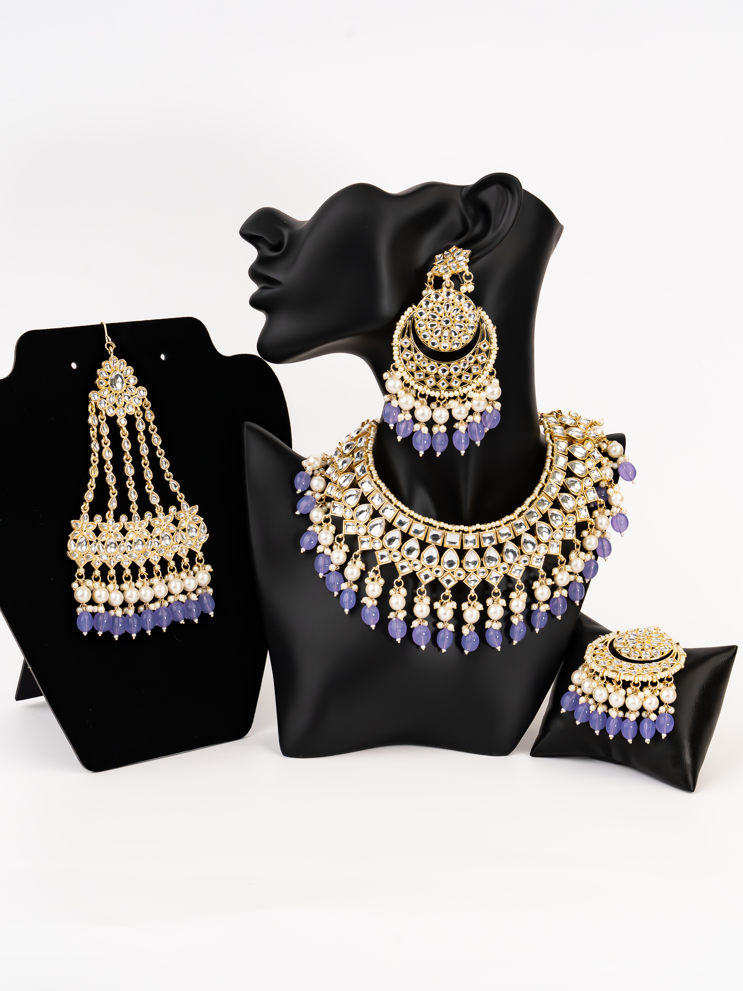 PURPLE RANI NECKLACE SET