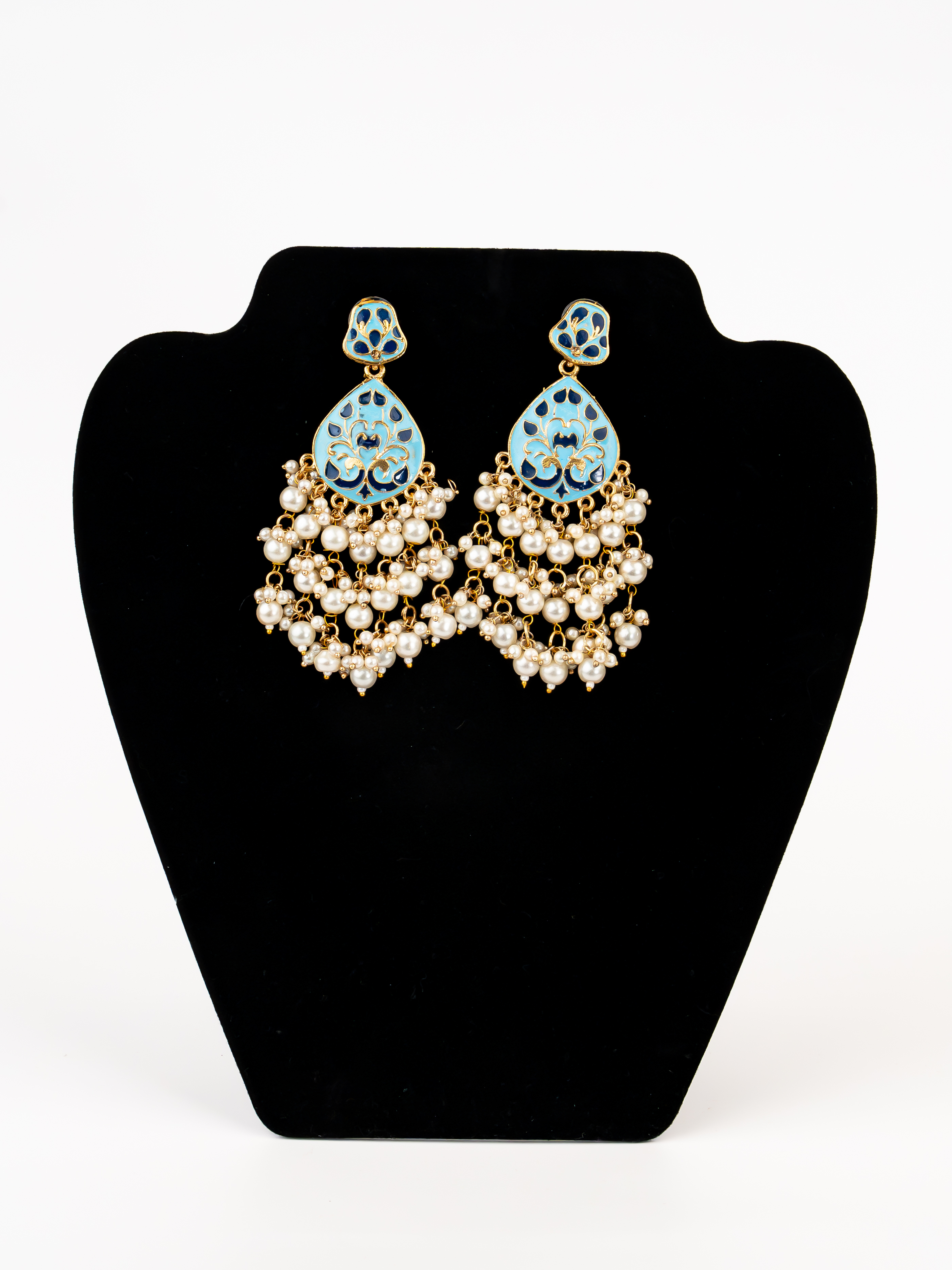 BLUE AMIKA EARRINGS