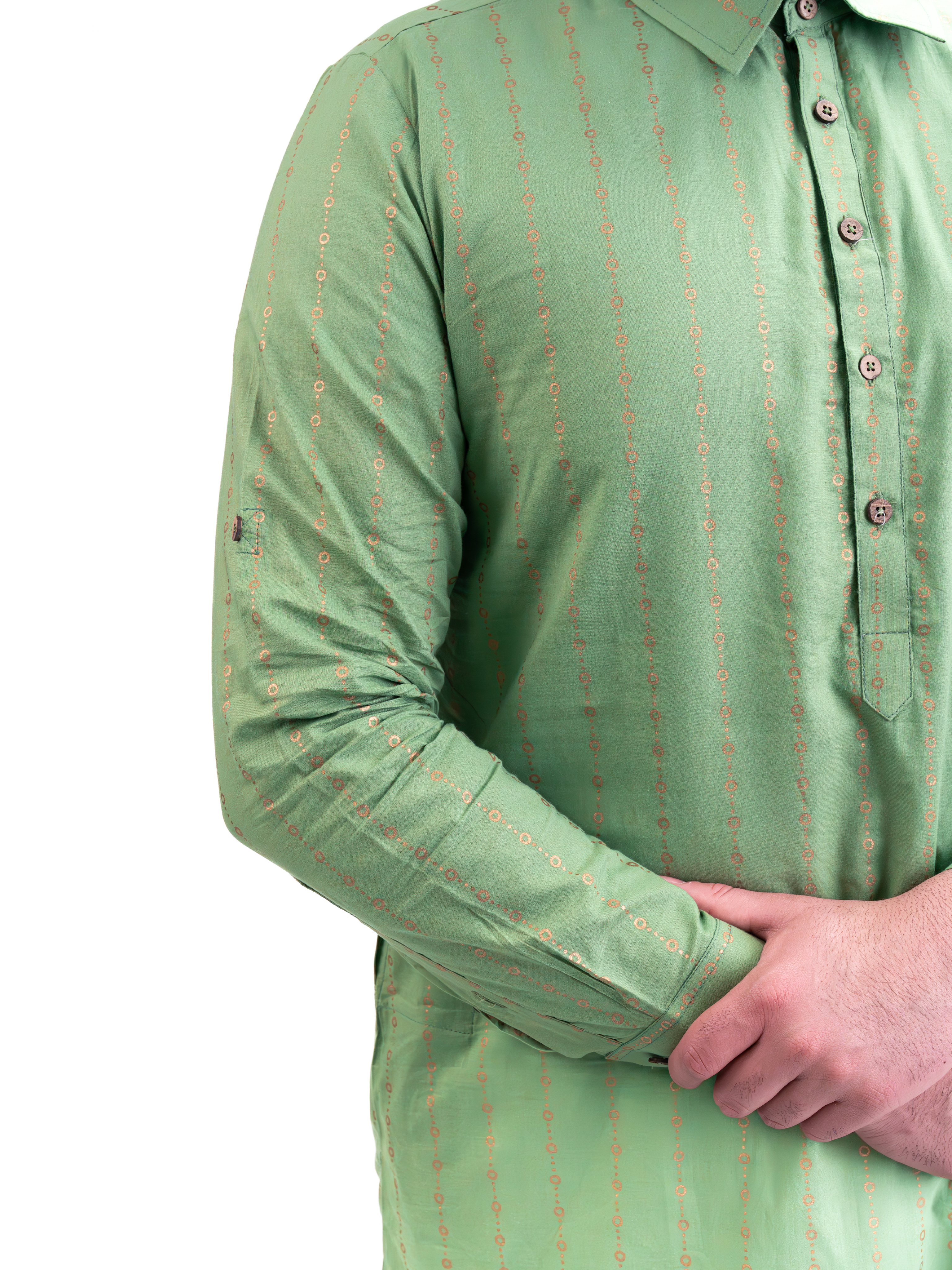 GREEN VEER KURTA