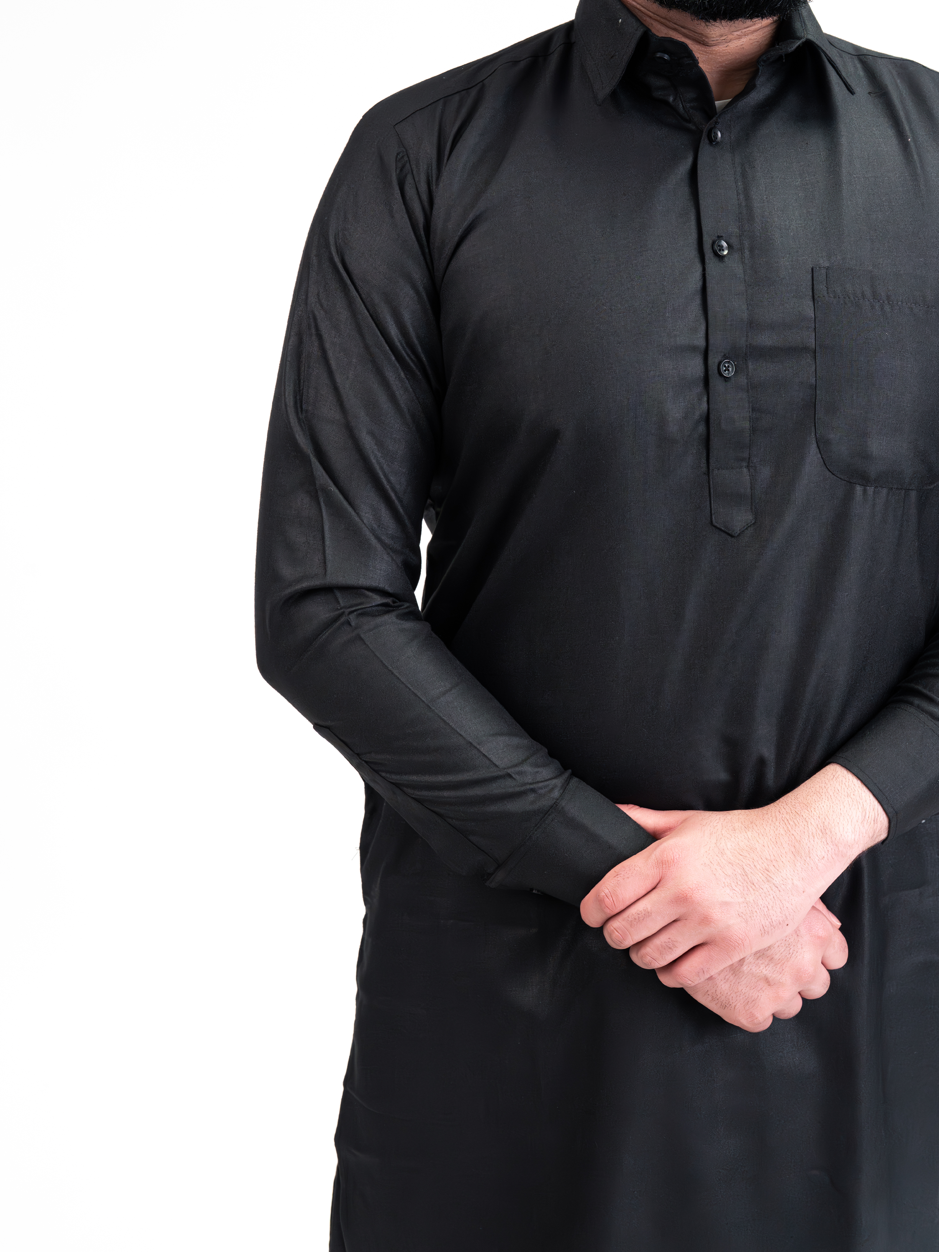 BLACK NIHAL KURTA