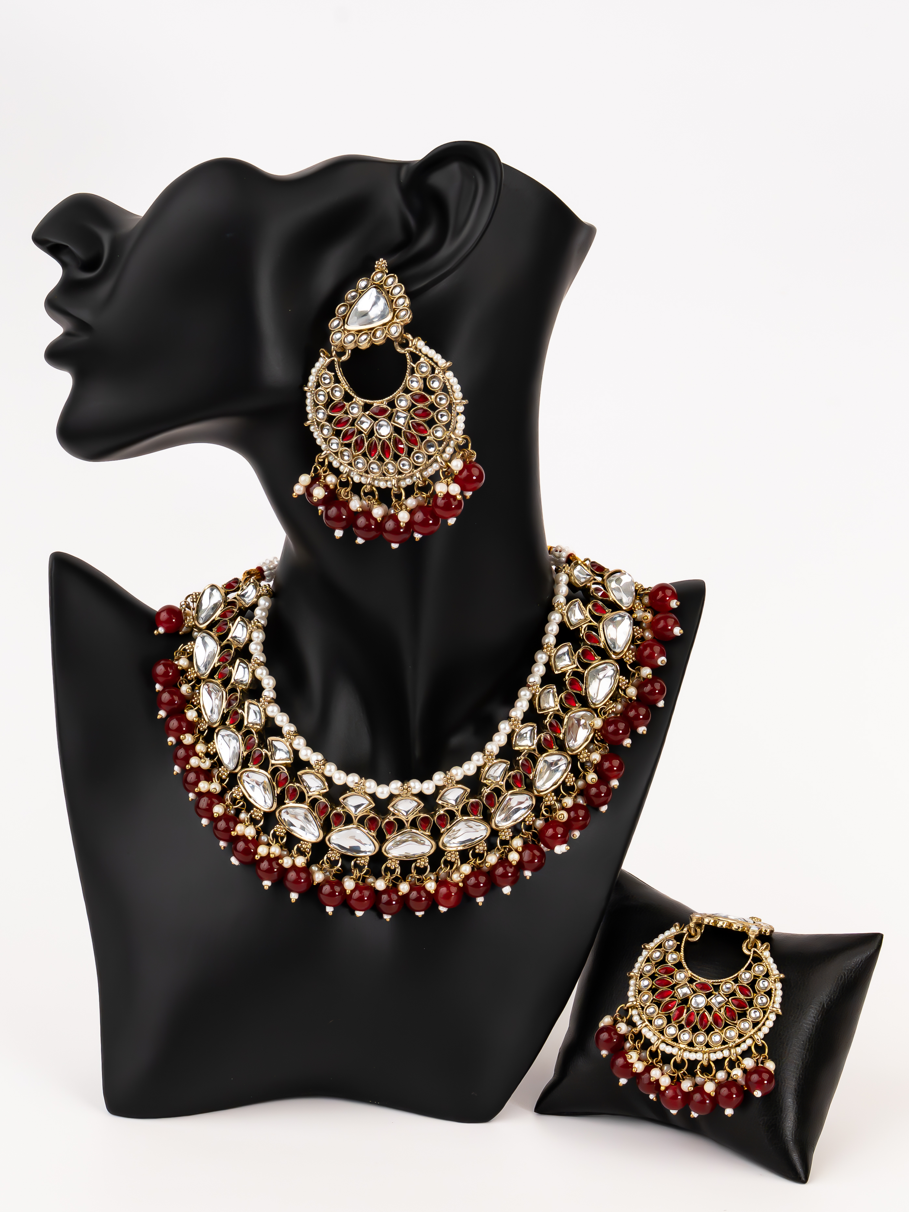 RED SANYA NECKLACE SET