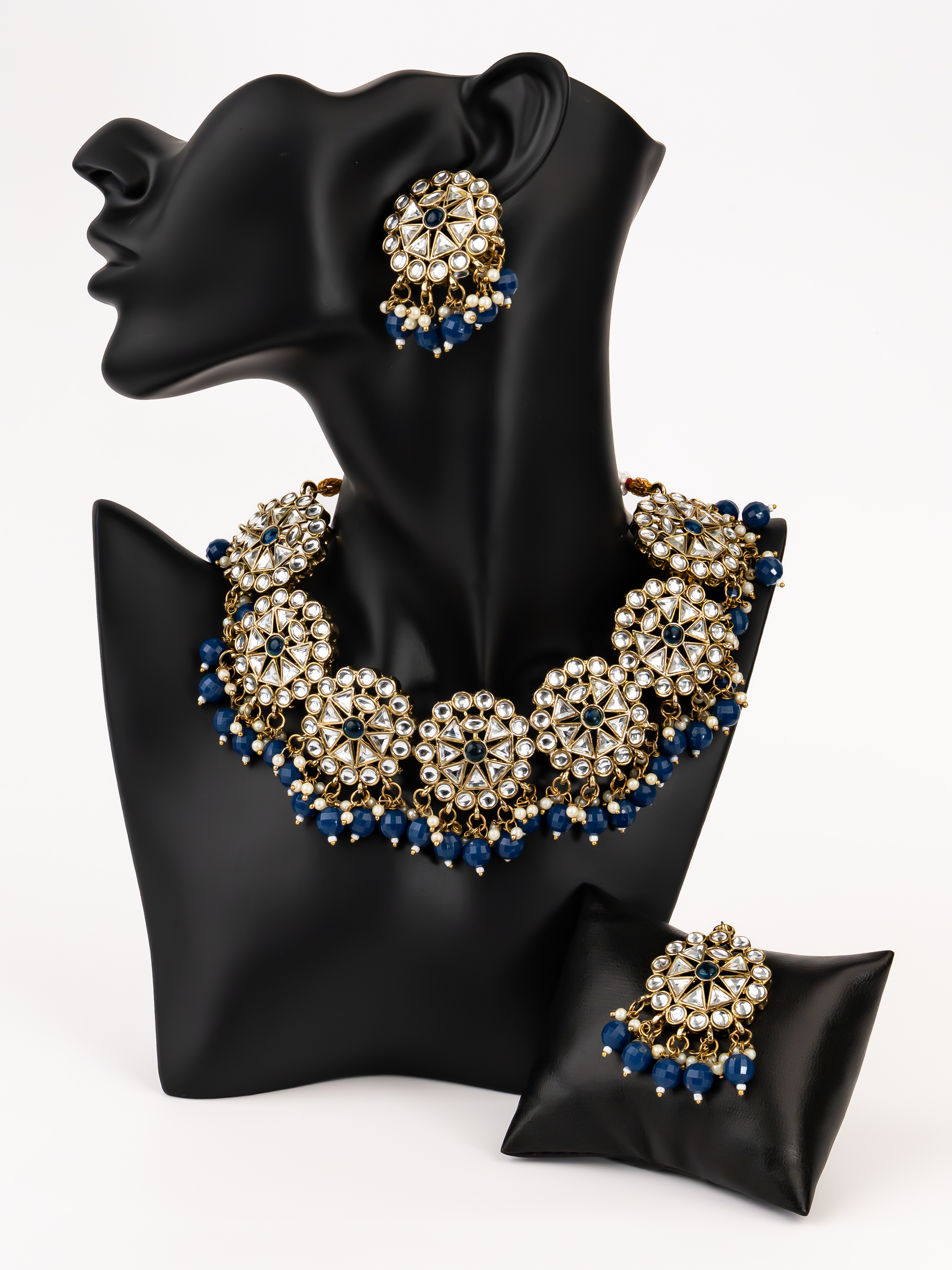 BLUE LEYA NECKLACE SET