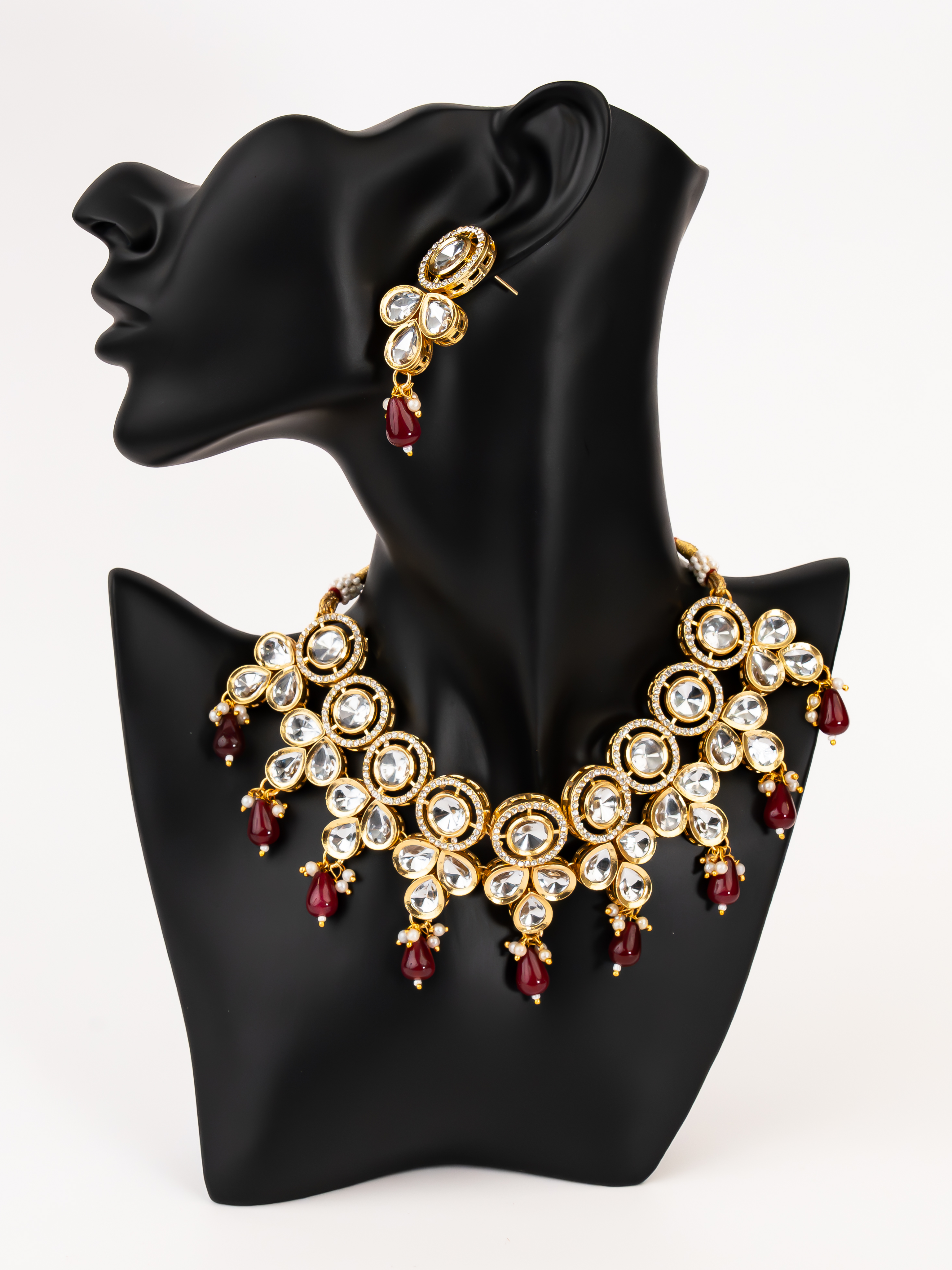 RED CORA NECKLACE SET