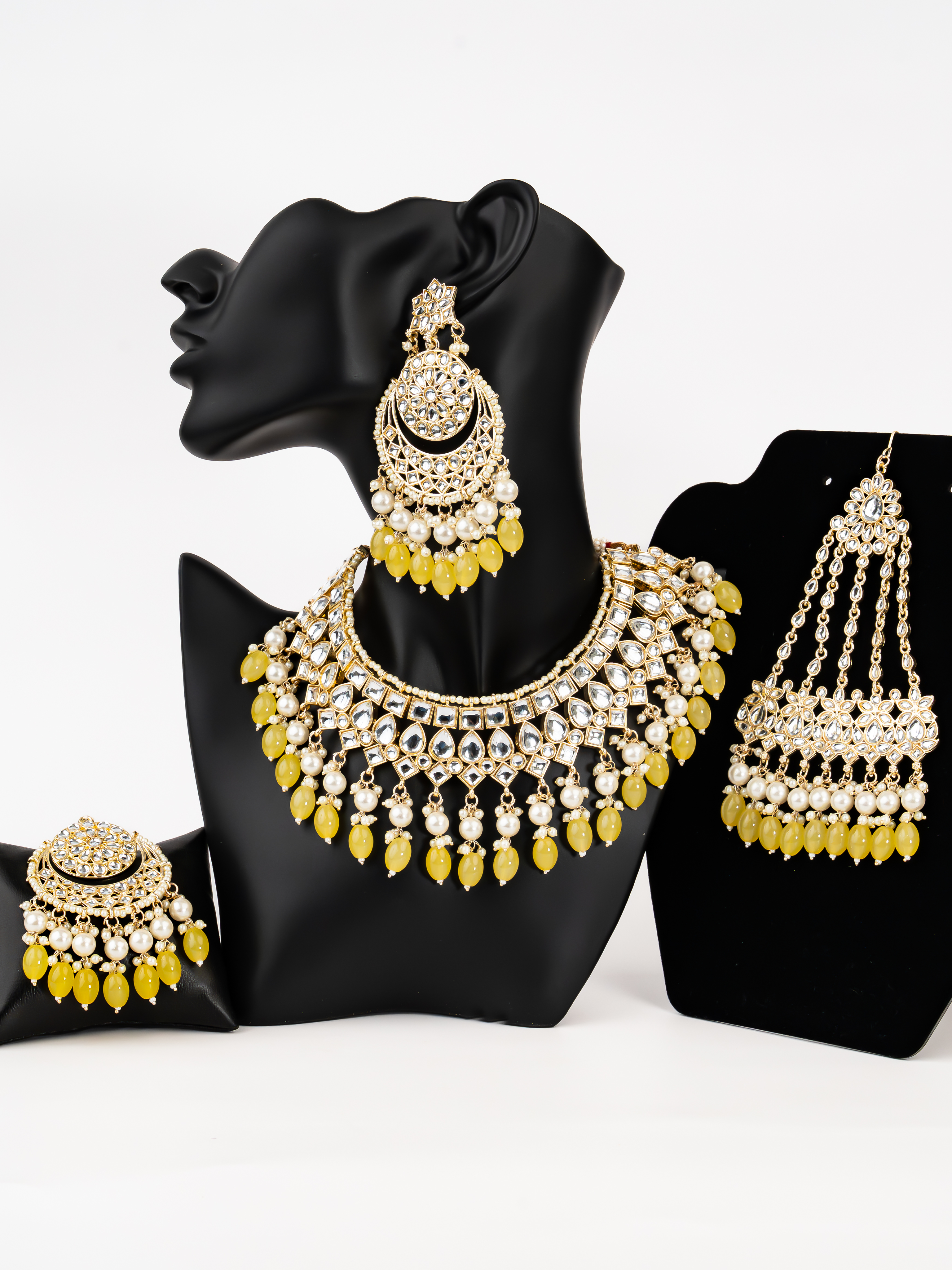 YELLOW RANI NECKLACE SET