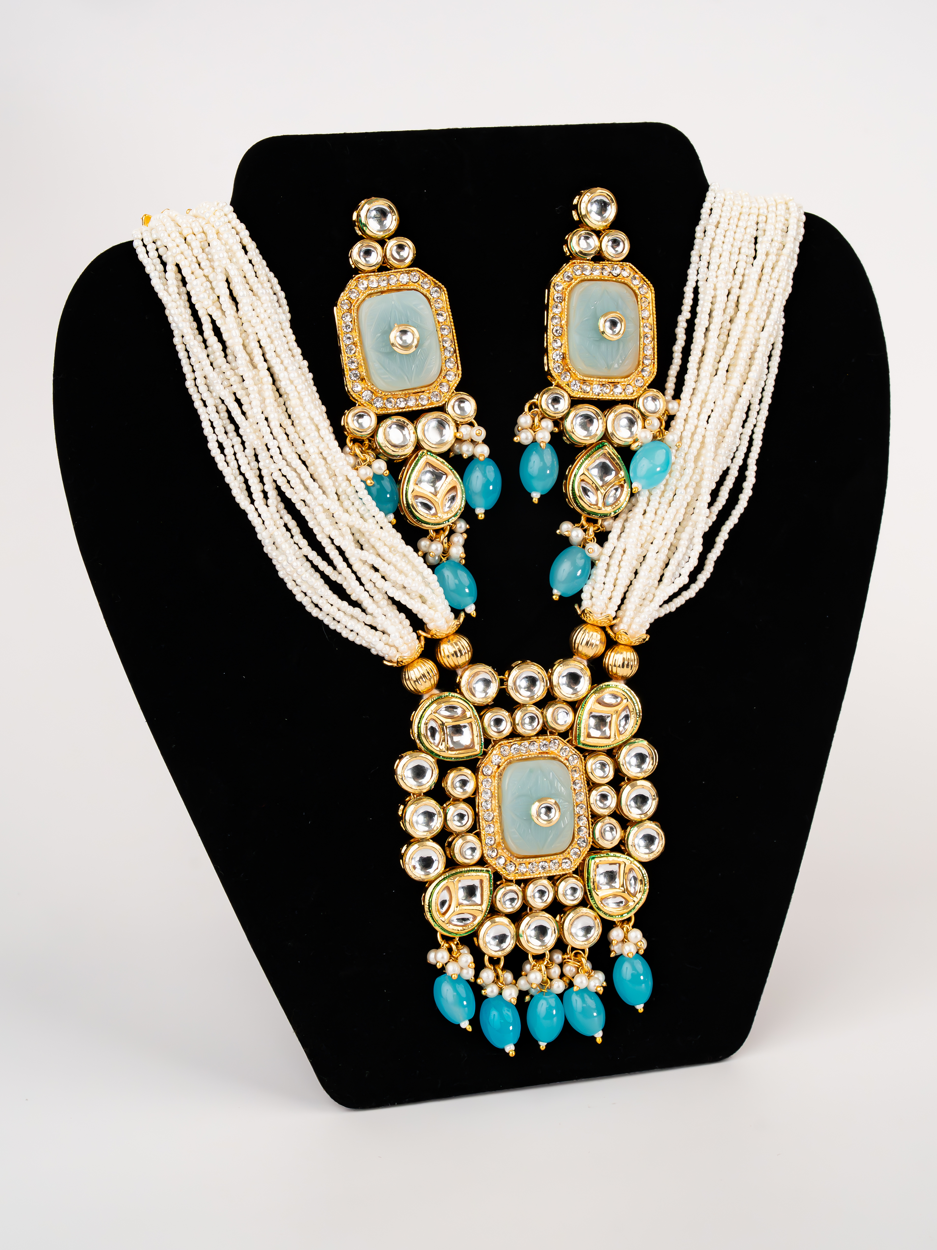BLUE RHEA NECKLACE SET