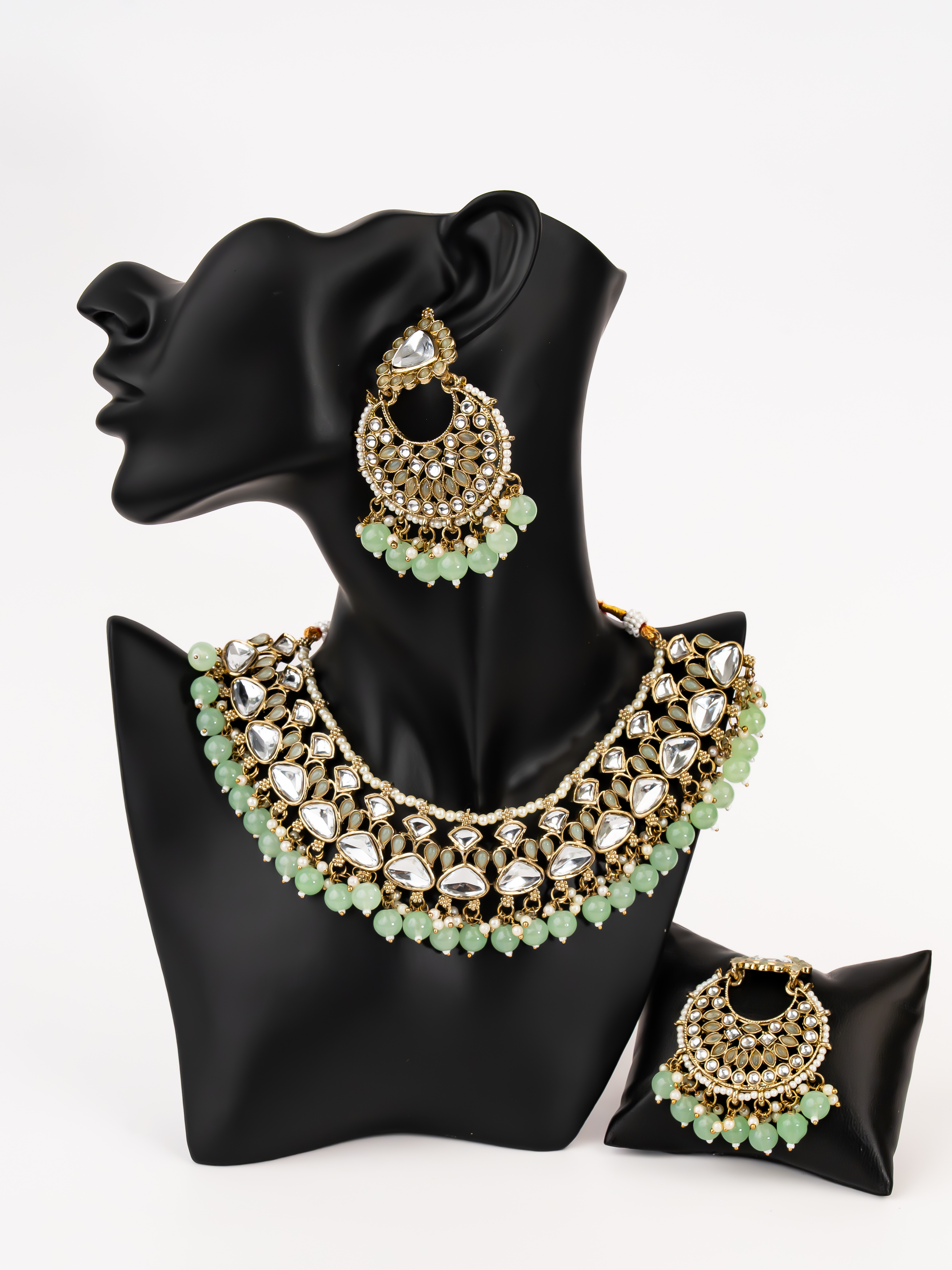 MINT GREEN SANYA NECKLACE SET
