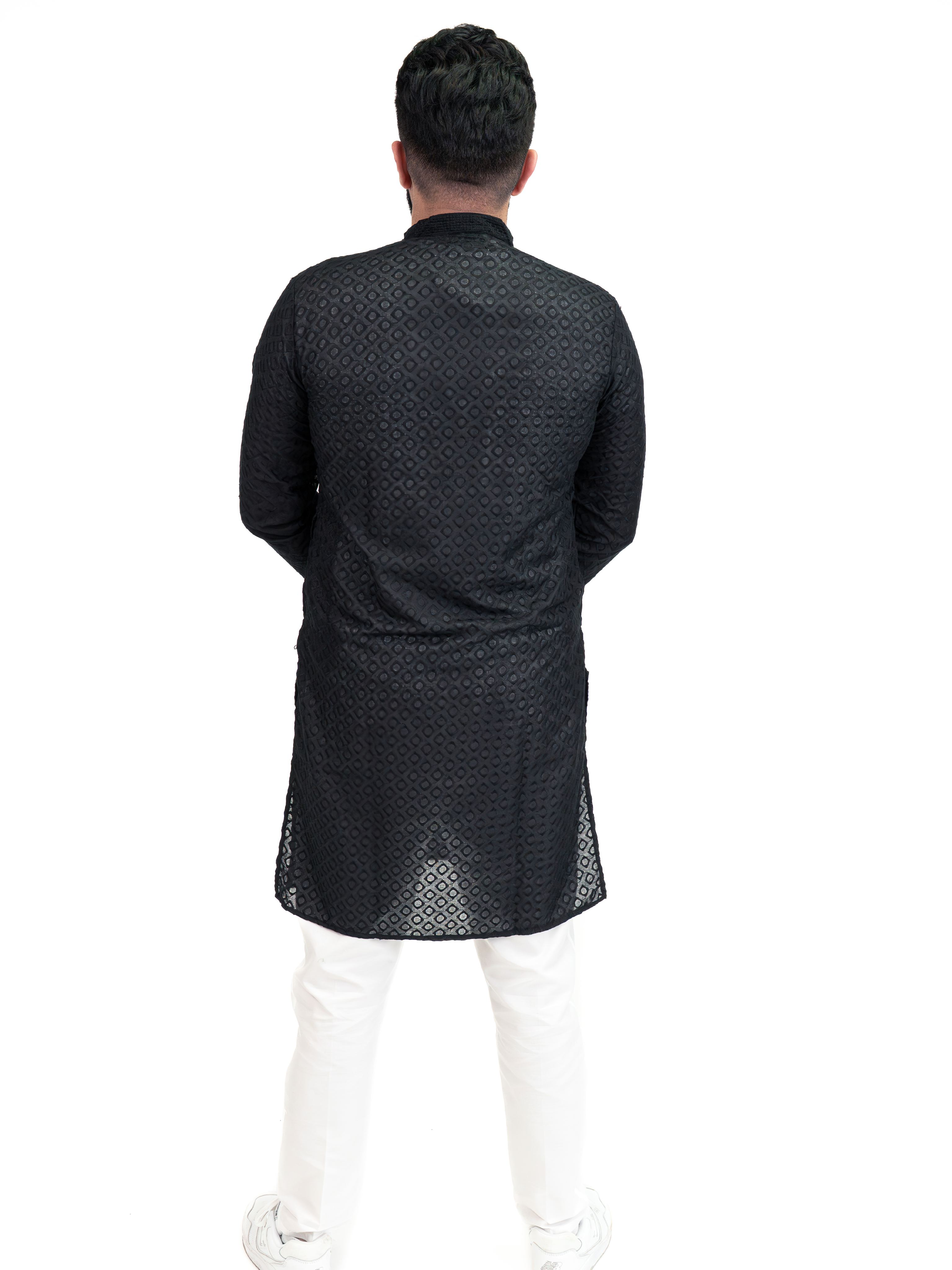 BLACK ANAND KURTA