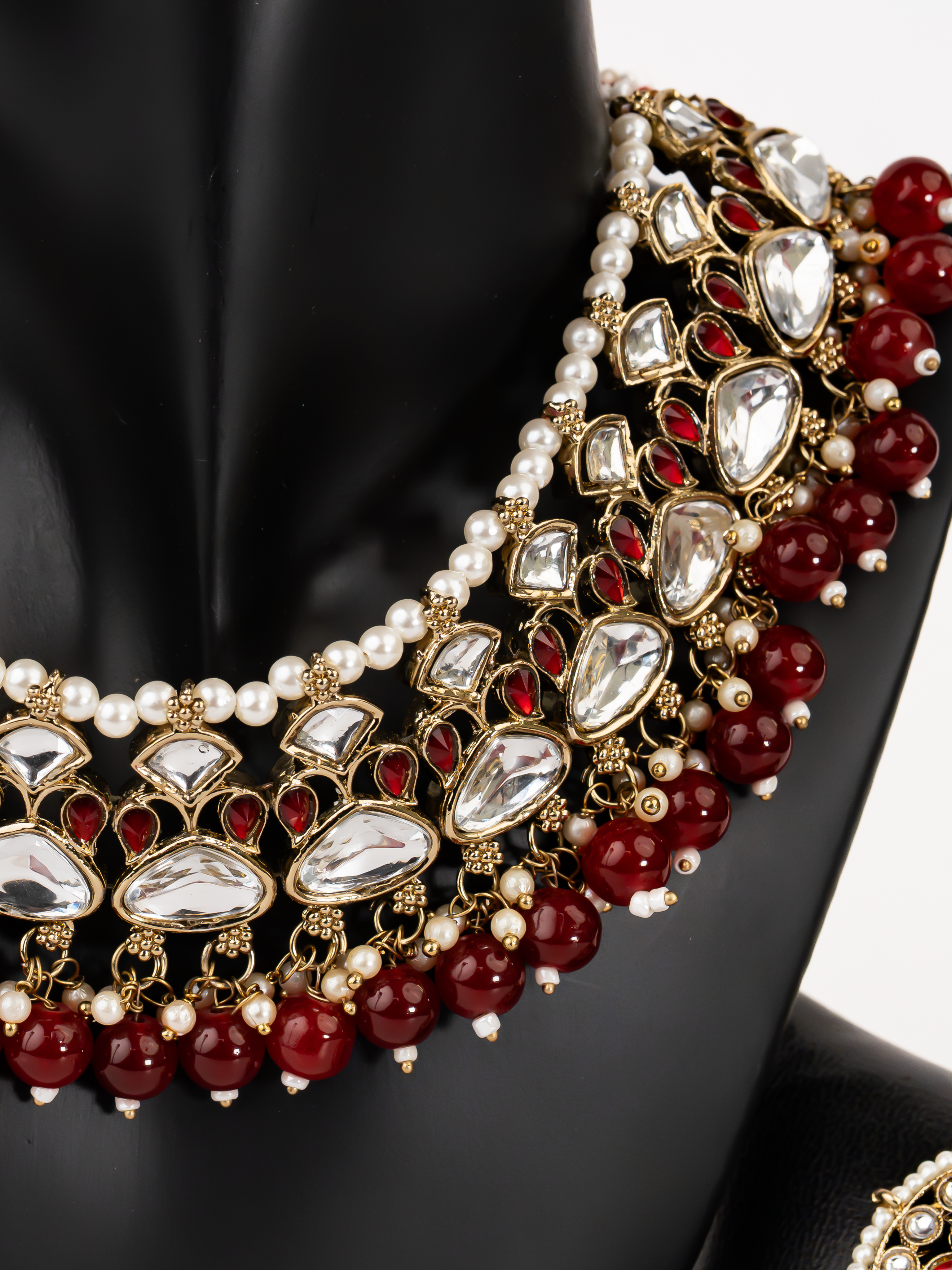 RED SANYA NECKLACE SET