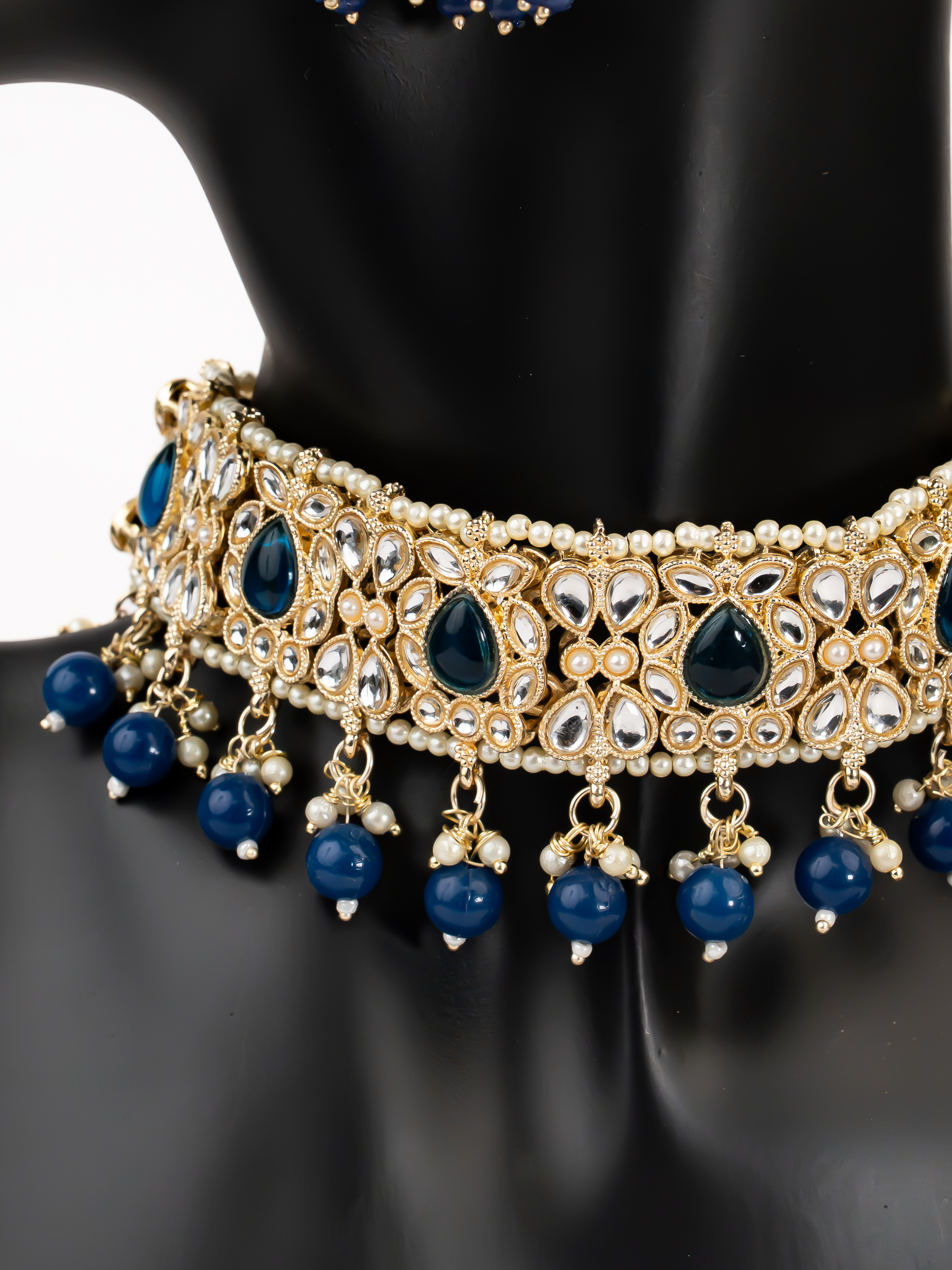 BLUE SASHA NECKLACE SET