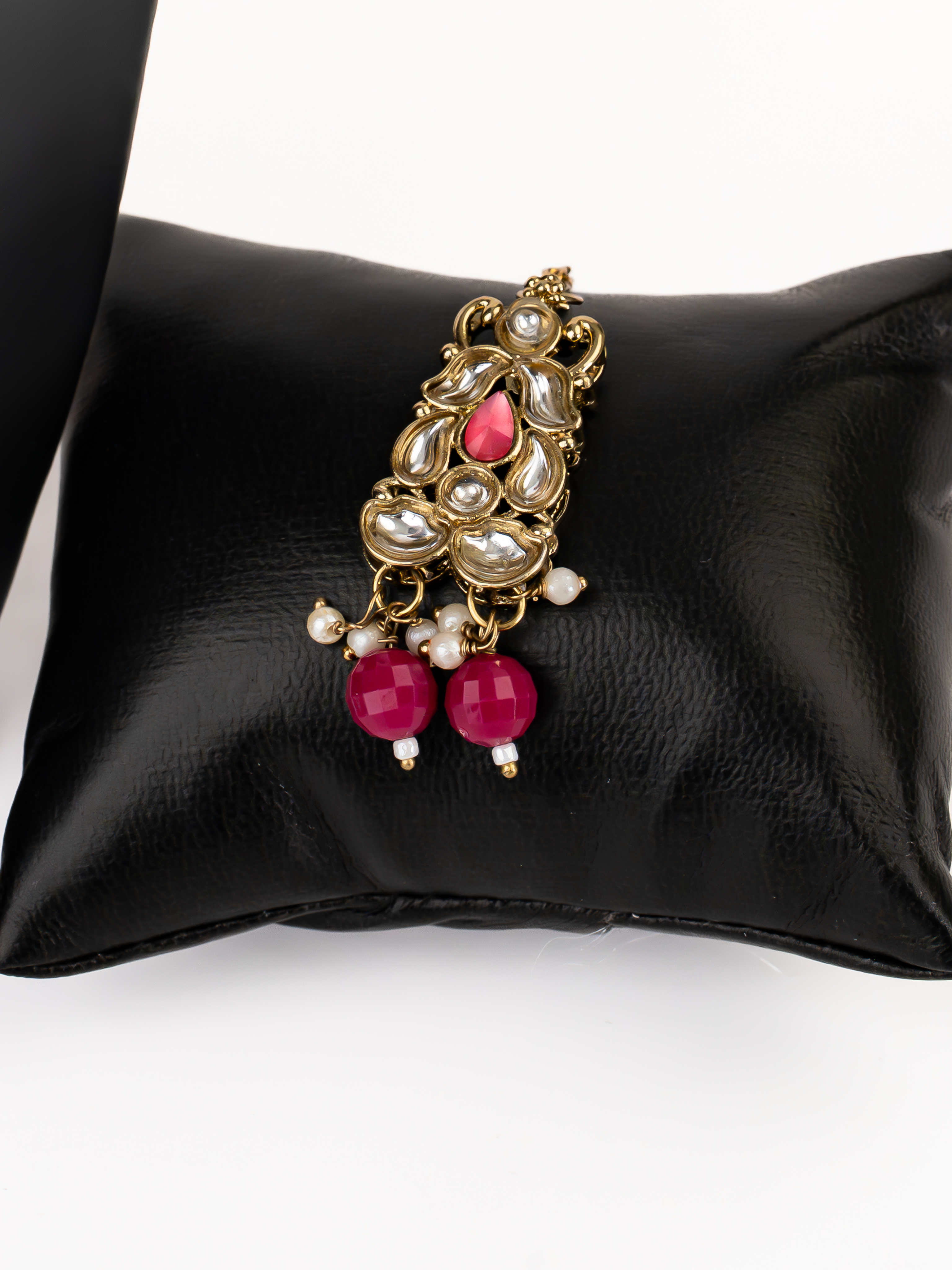 MAGENTA SAHA NECKLACE SET