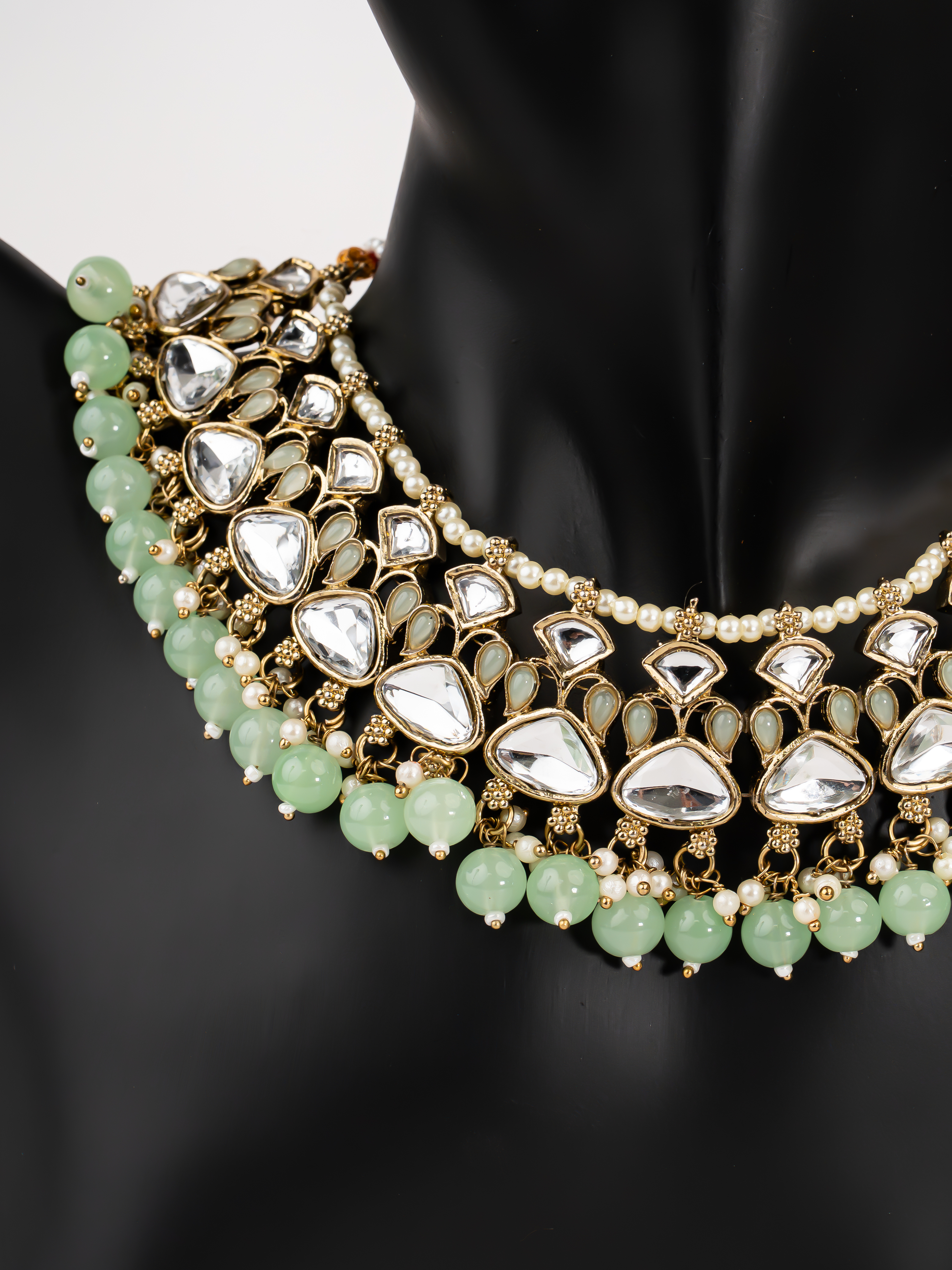 MINT GREEN SANYA NECKLACE SET