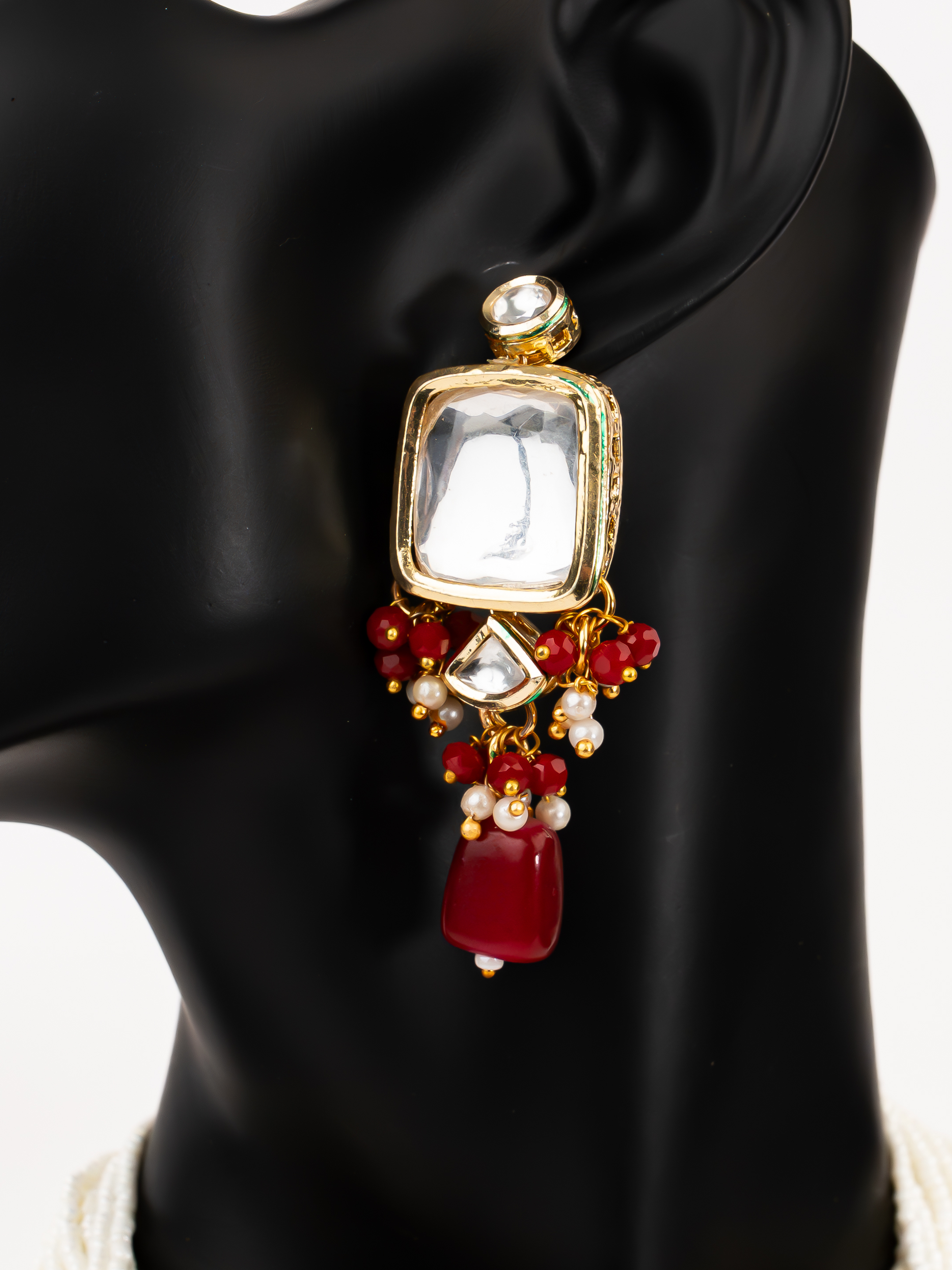 RED LAYLA NECKLACE SET