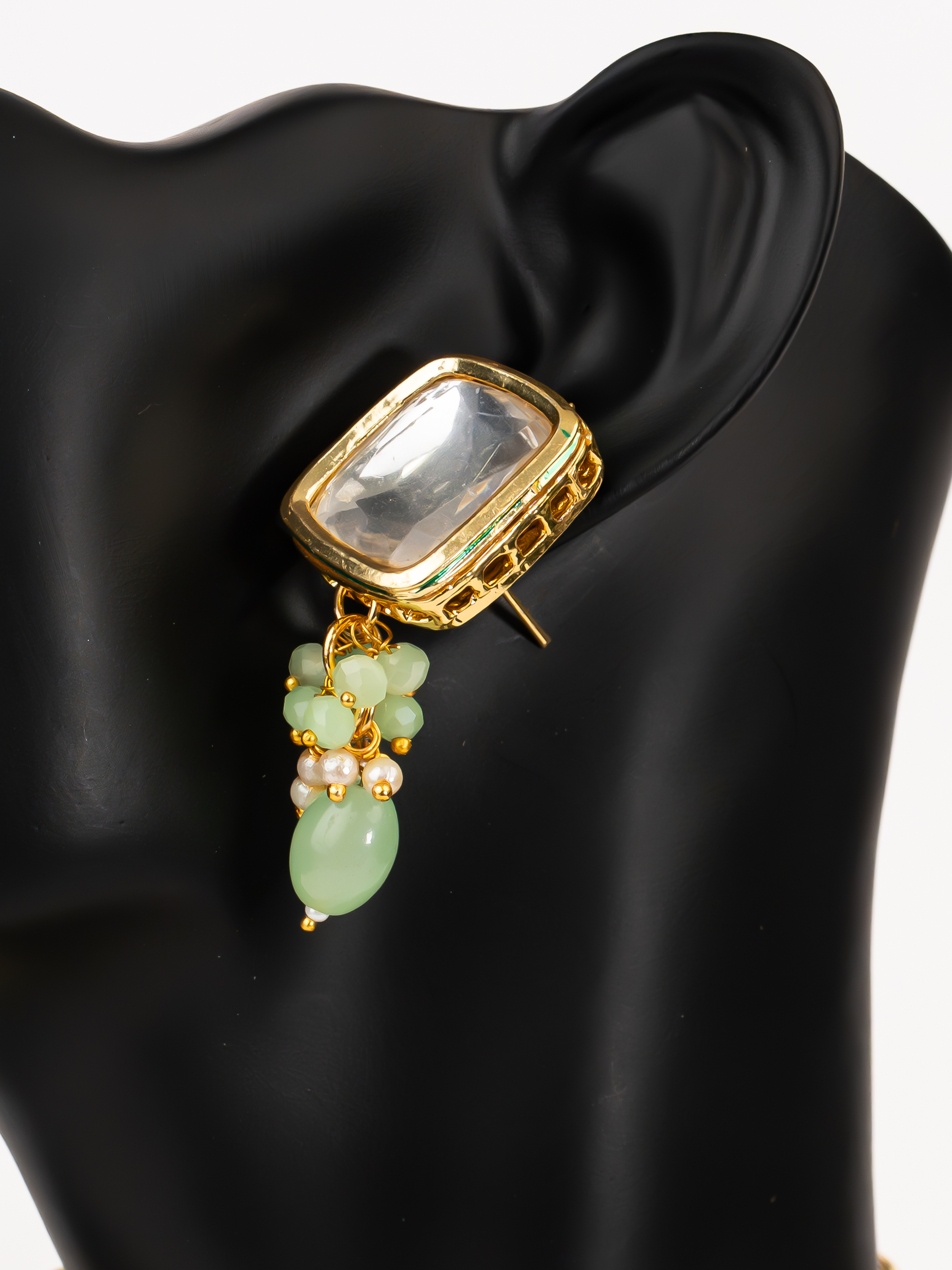 MINT GREEN LEAH NECKLACE SET
