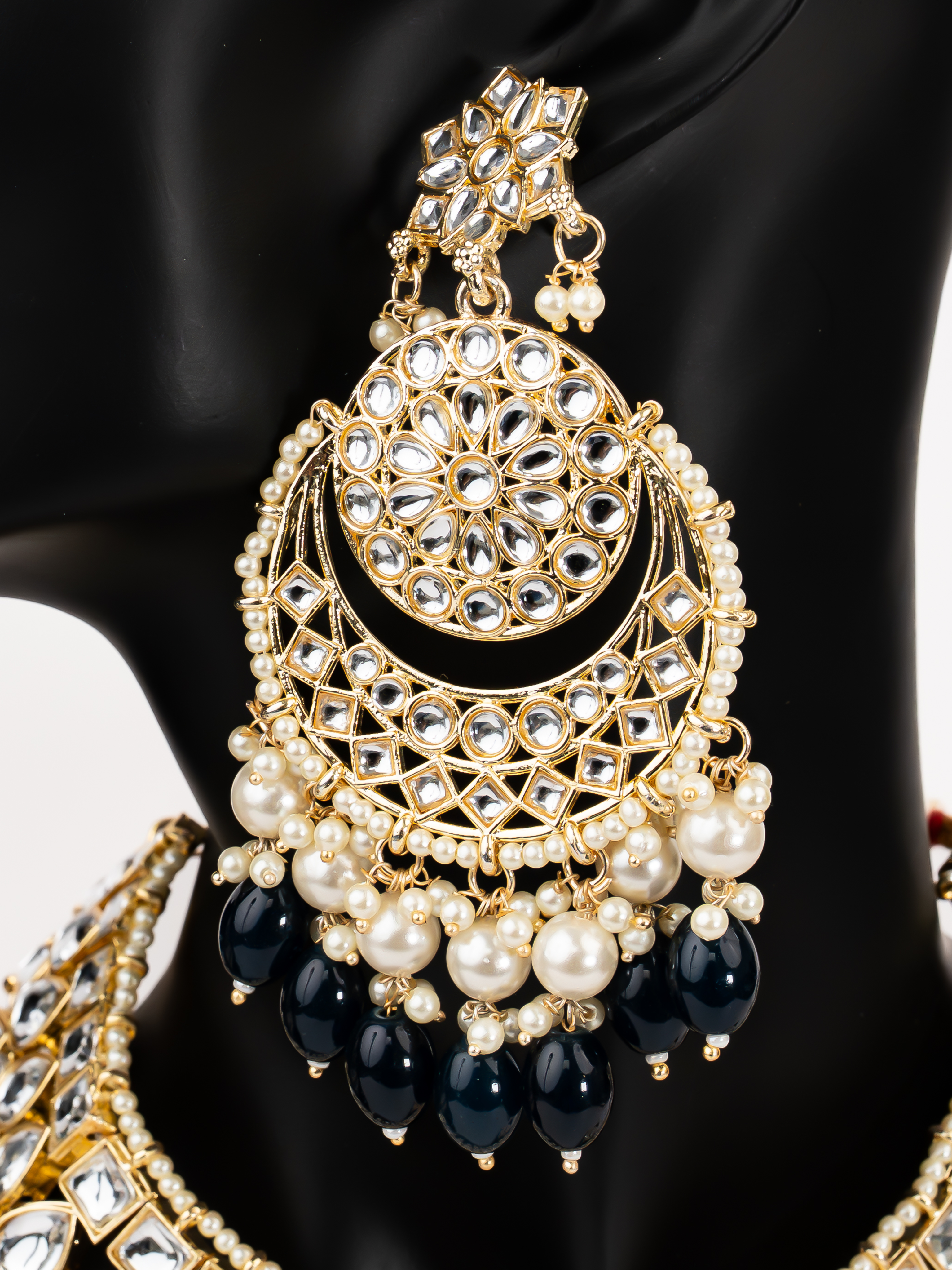 BLACK RANI NECKLACE SET