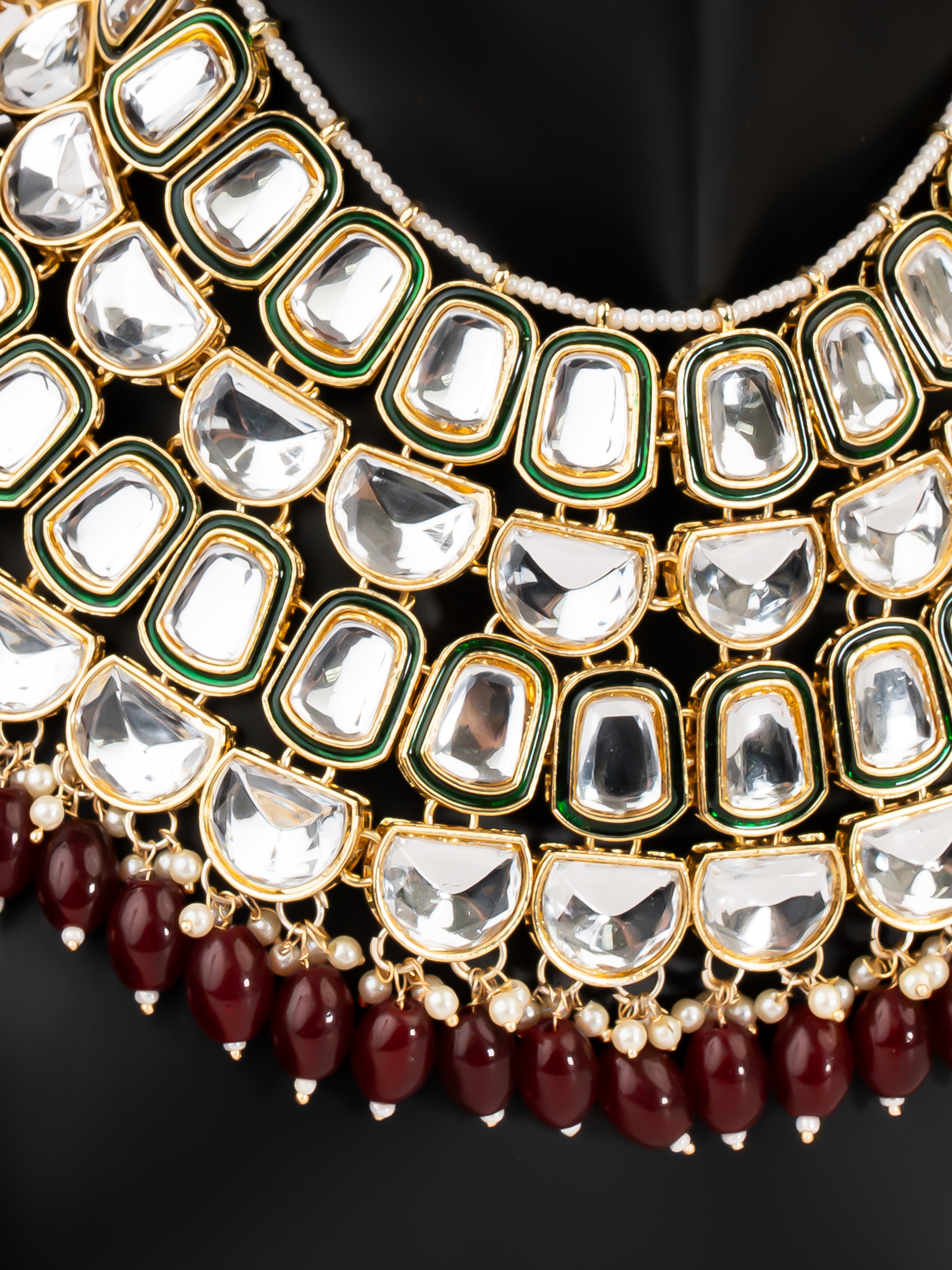 RED ISABELLA NECKLACE SET