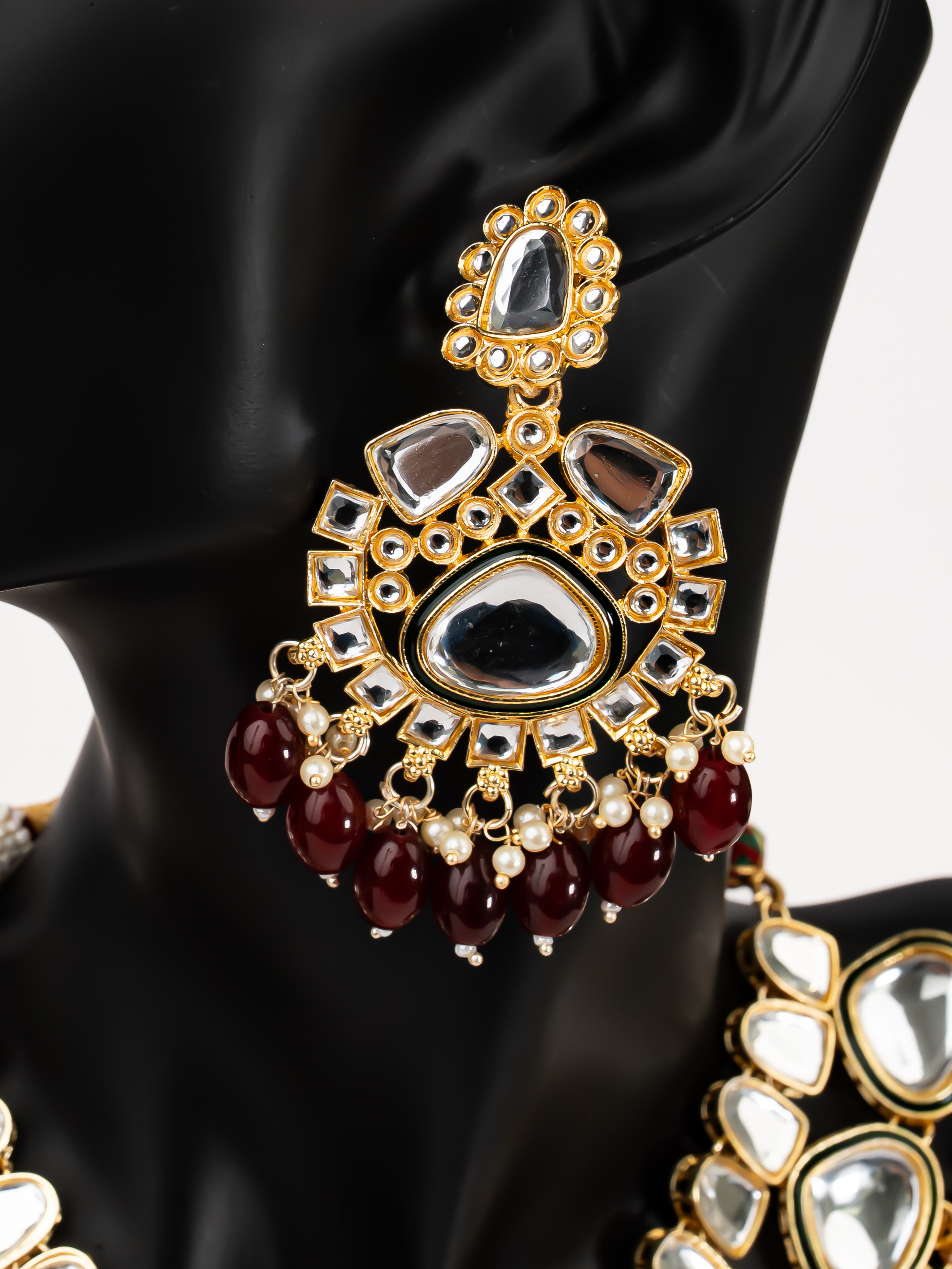 RED SOPHIA NECKLACE SET