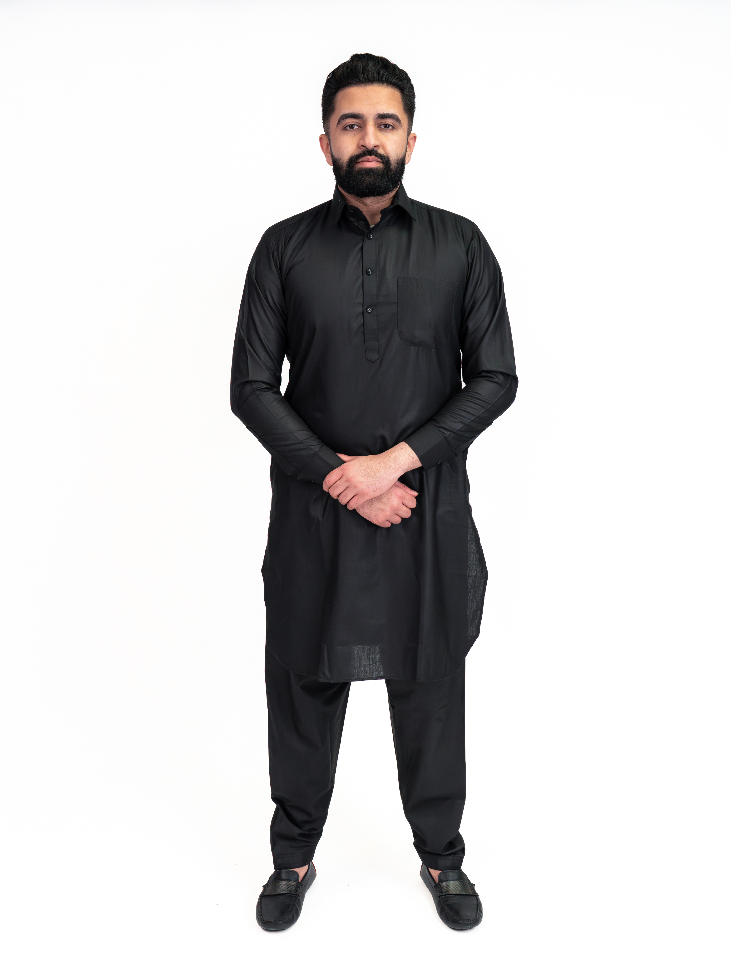 BLACK NIHAL KURTA
