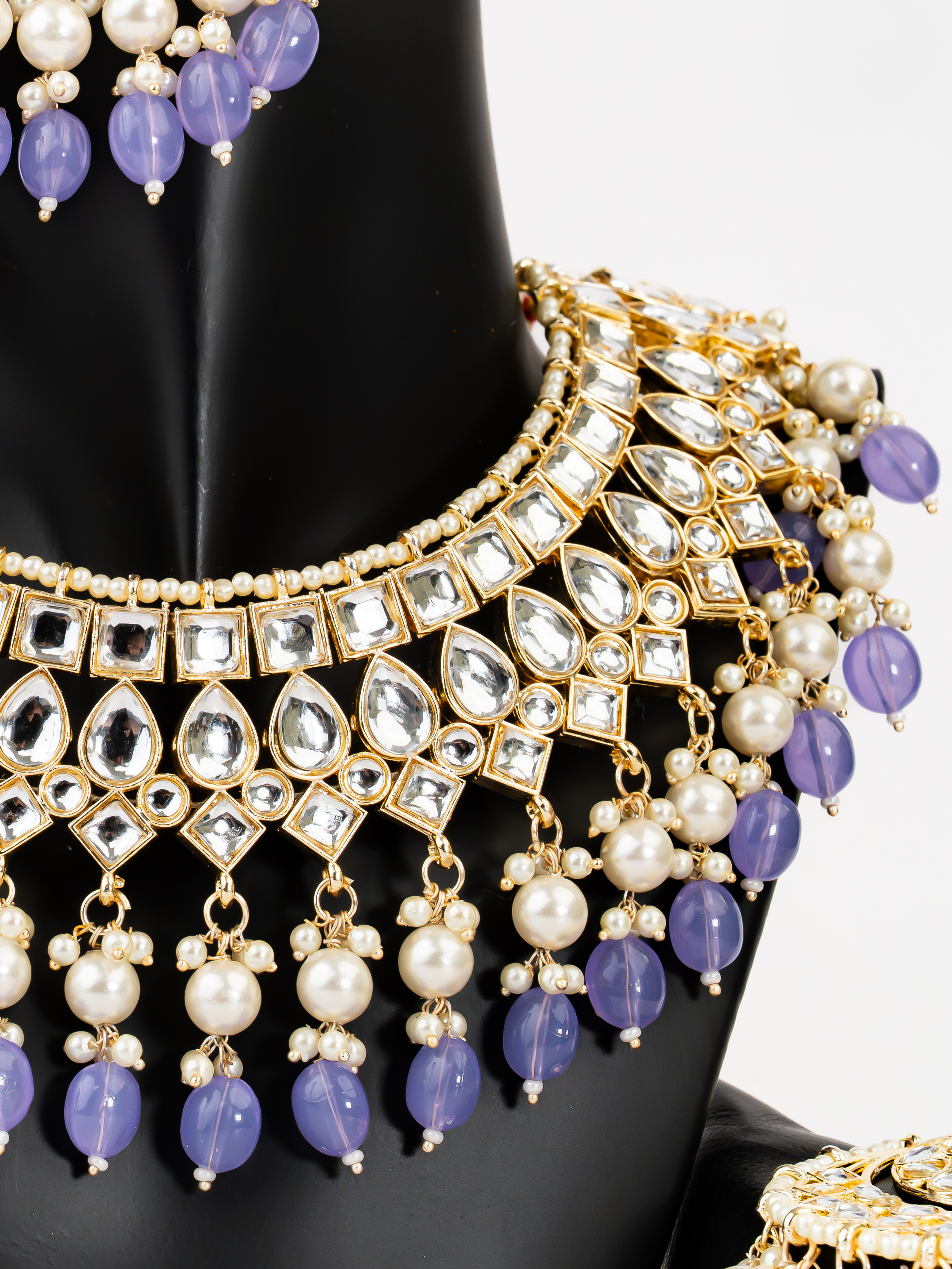 PURPLE RANI NECKLACE SET