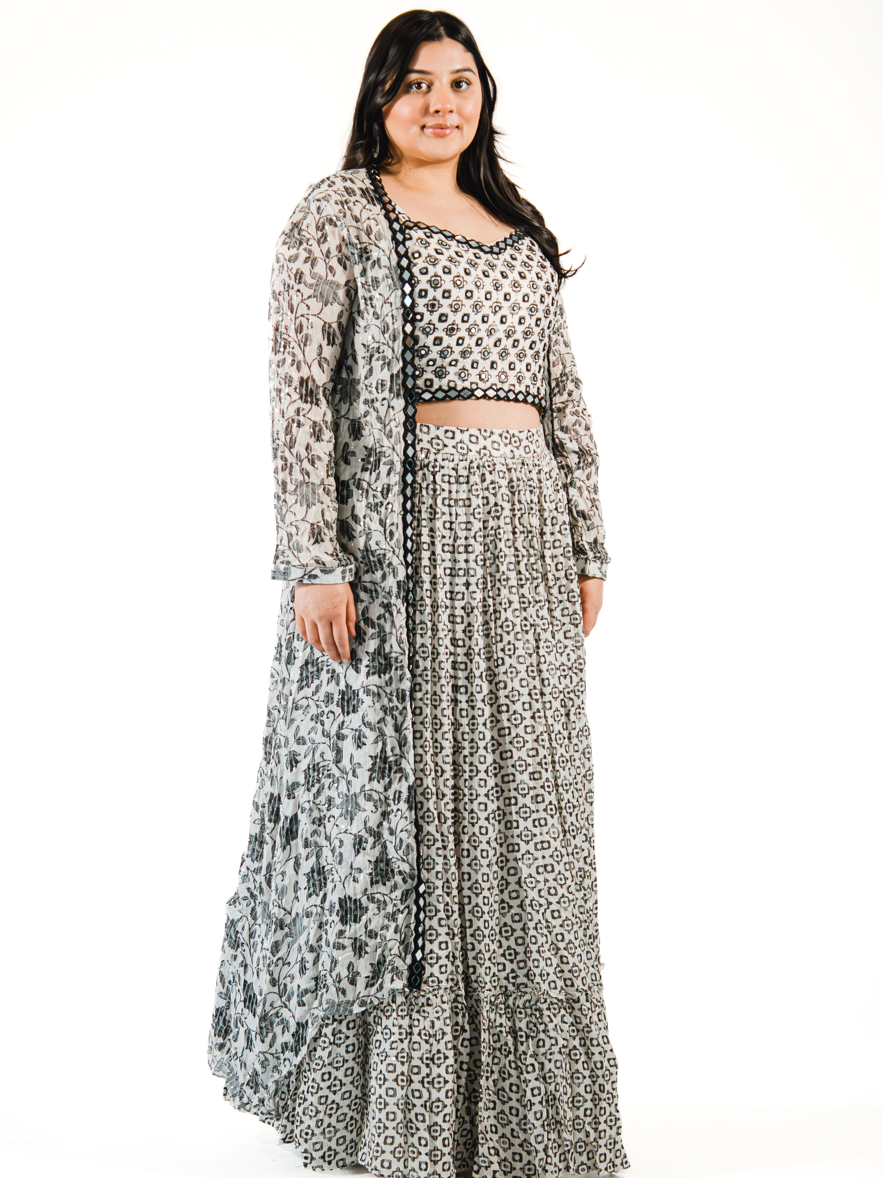 BLACK AND WHITE AASA LENGHA