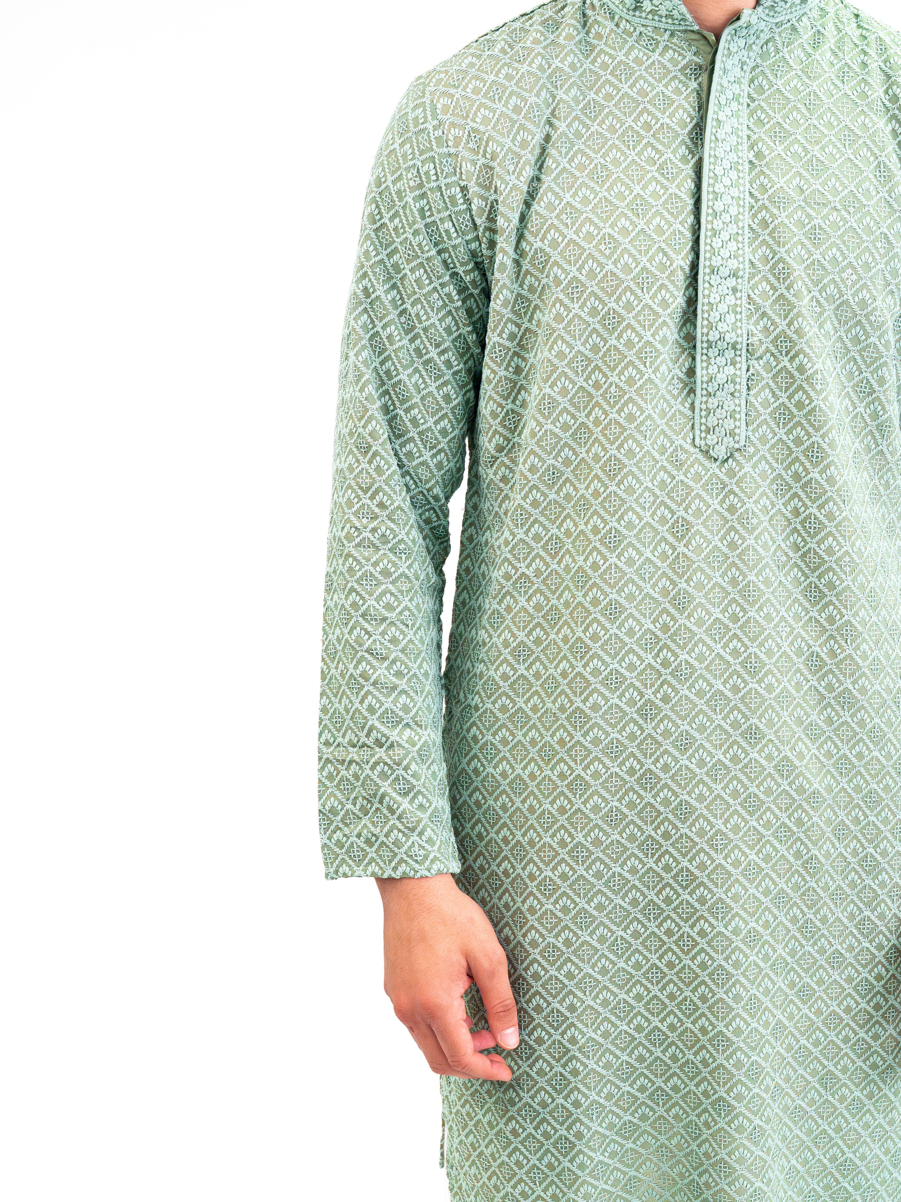 GREEN SAMAR KURTA