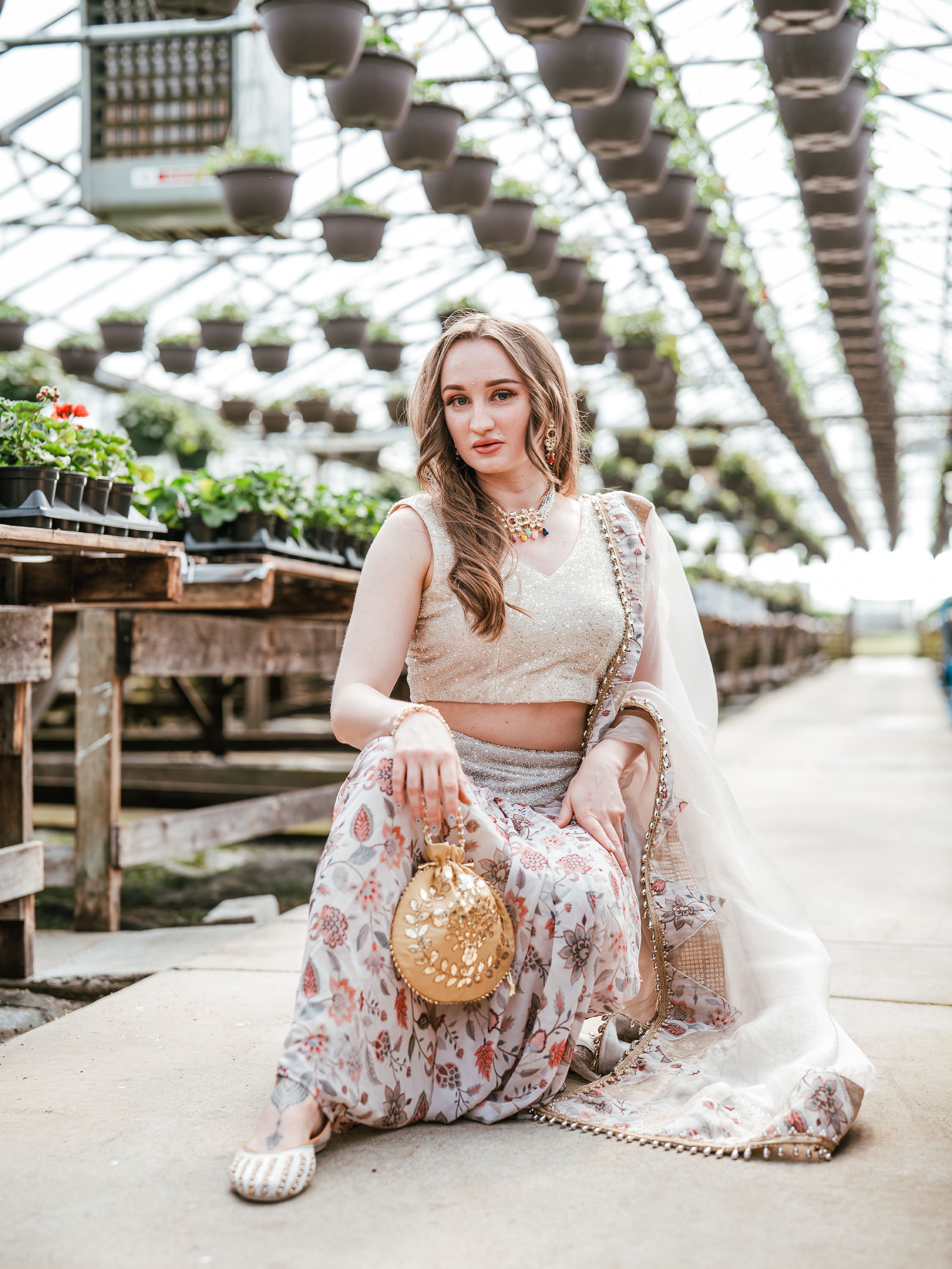 White Jasmine Sari