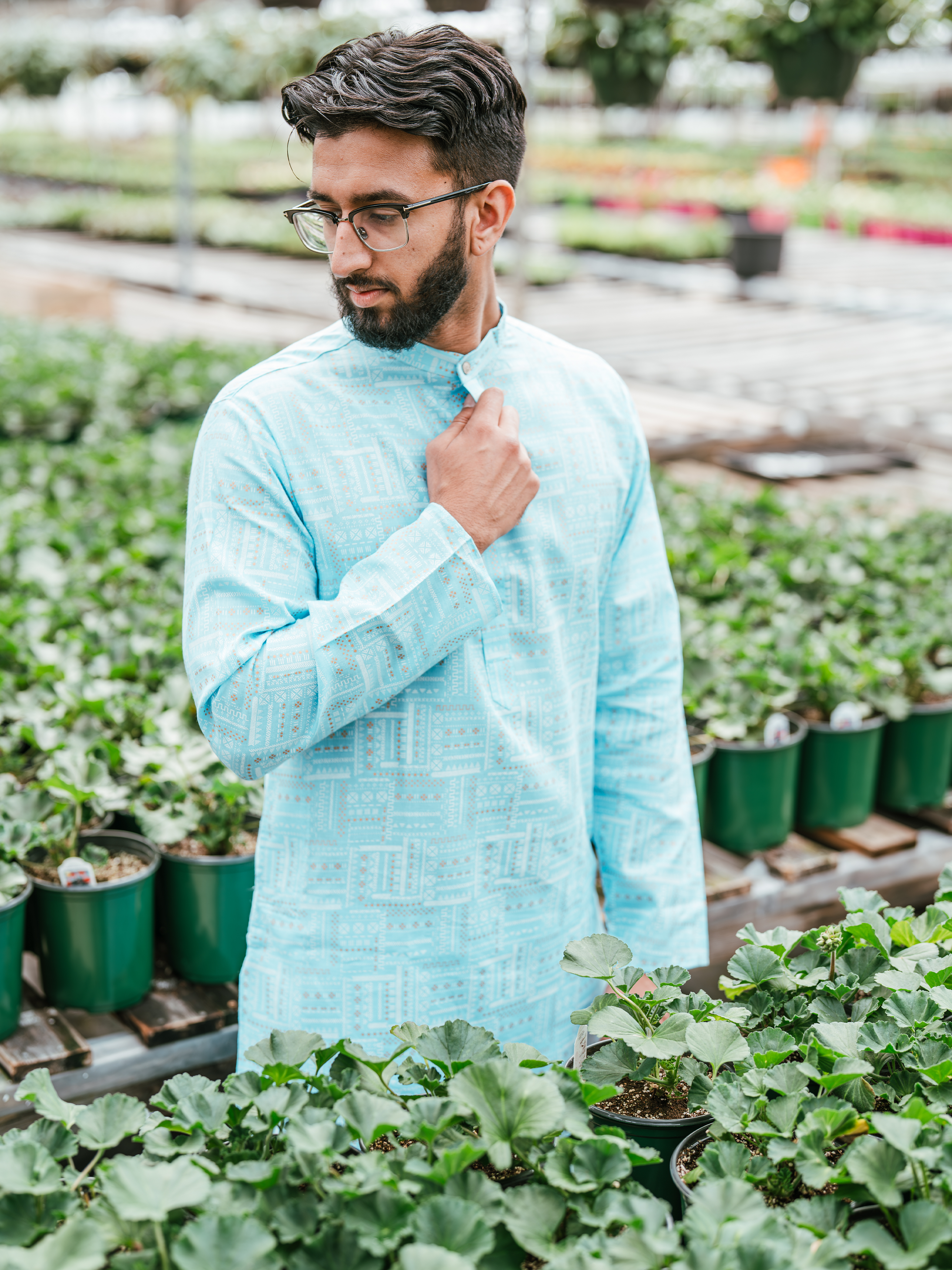 BLUE VIRAT KURTA