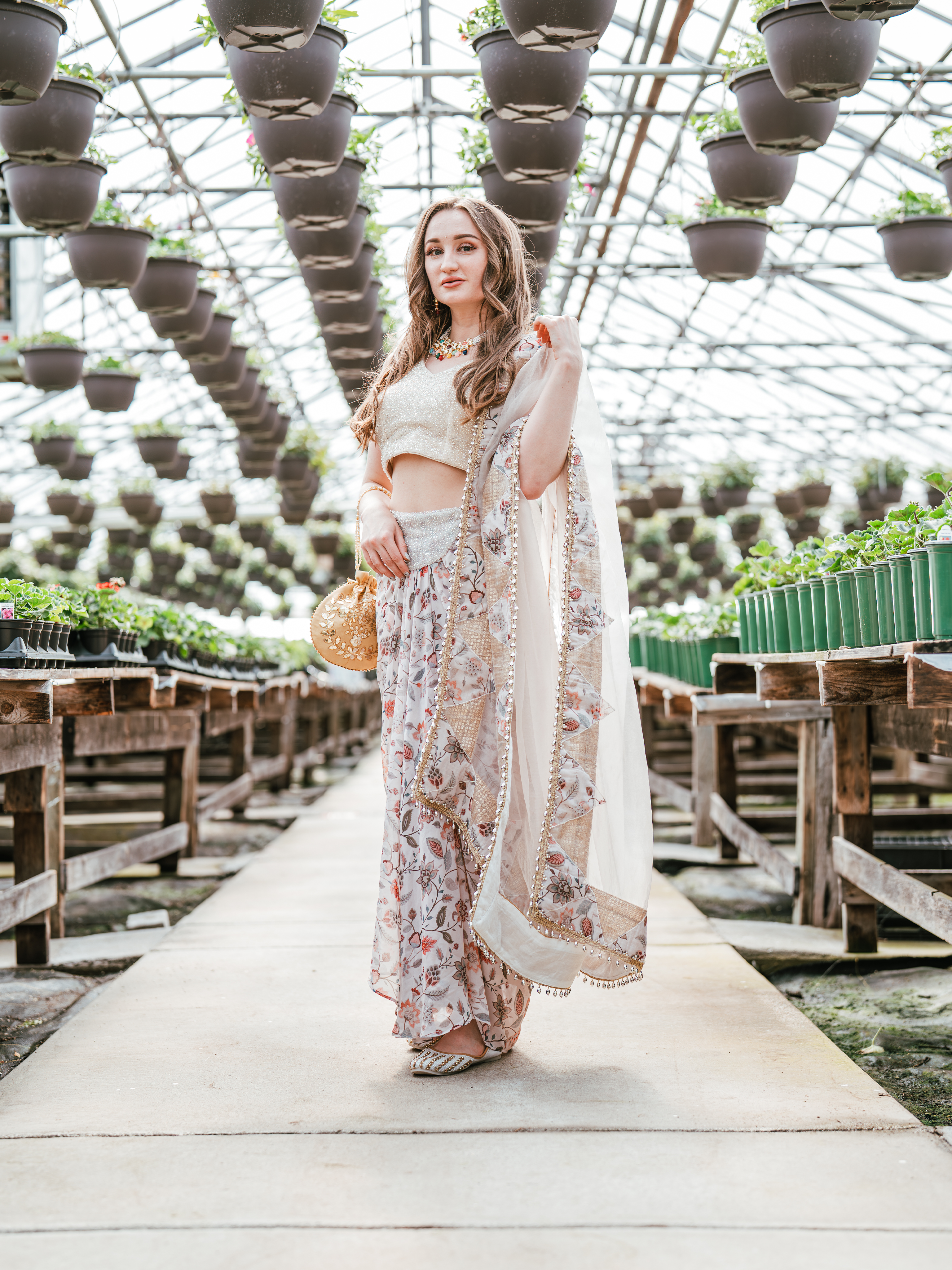 White Jasmine Sari