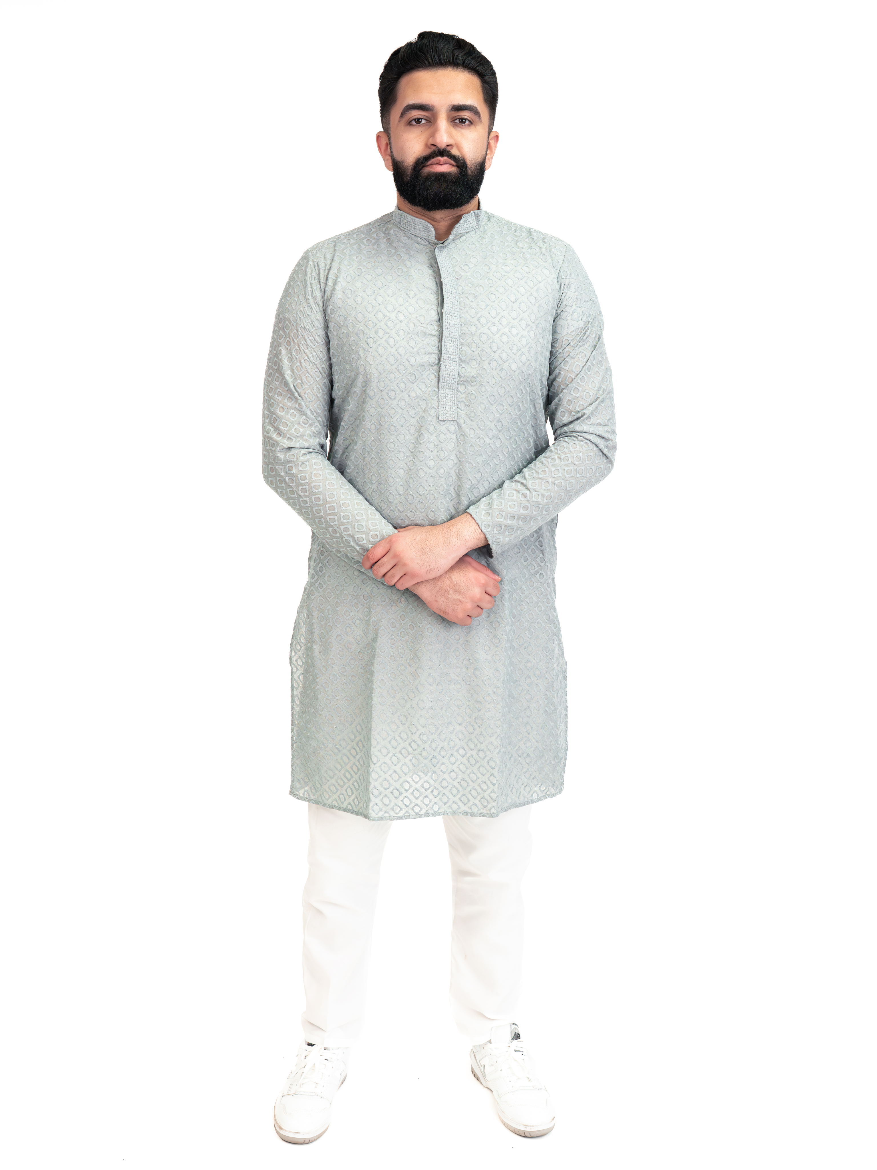 GREY ANAND KURTA