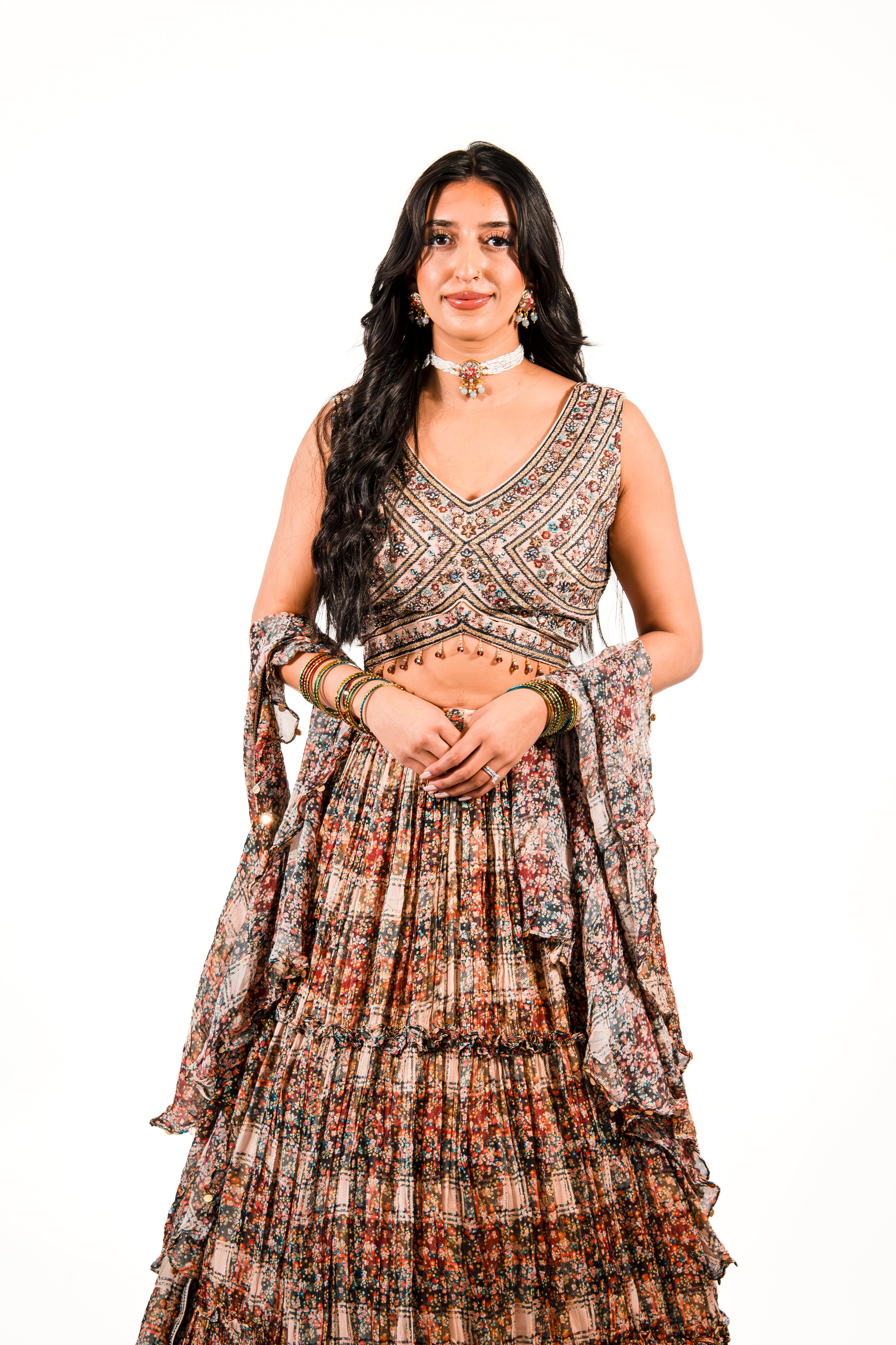 PRINTED ZOYA LENGHA