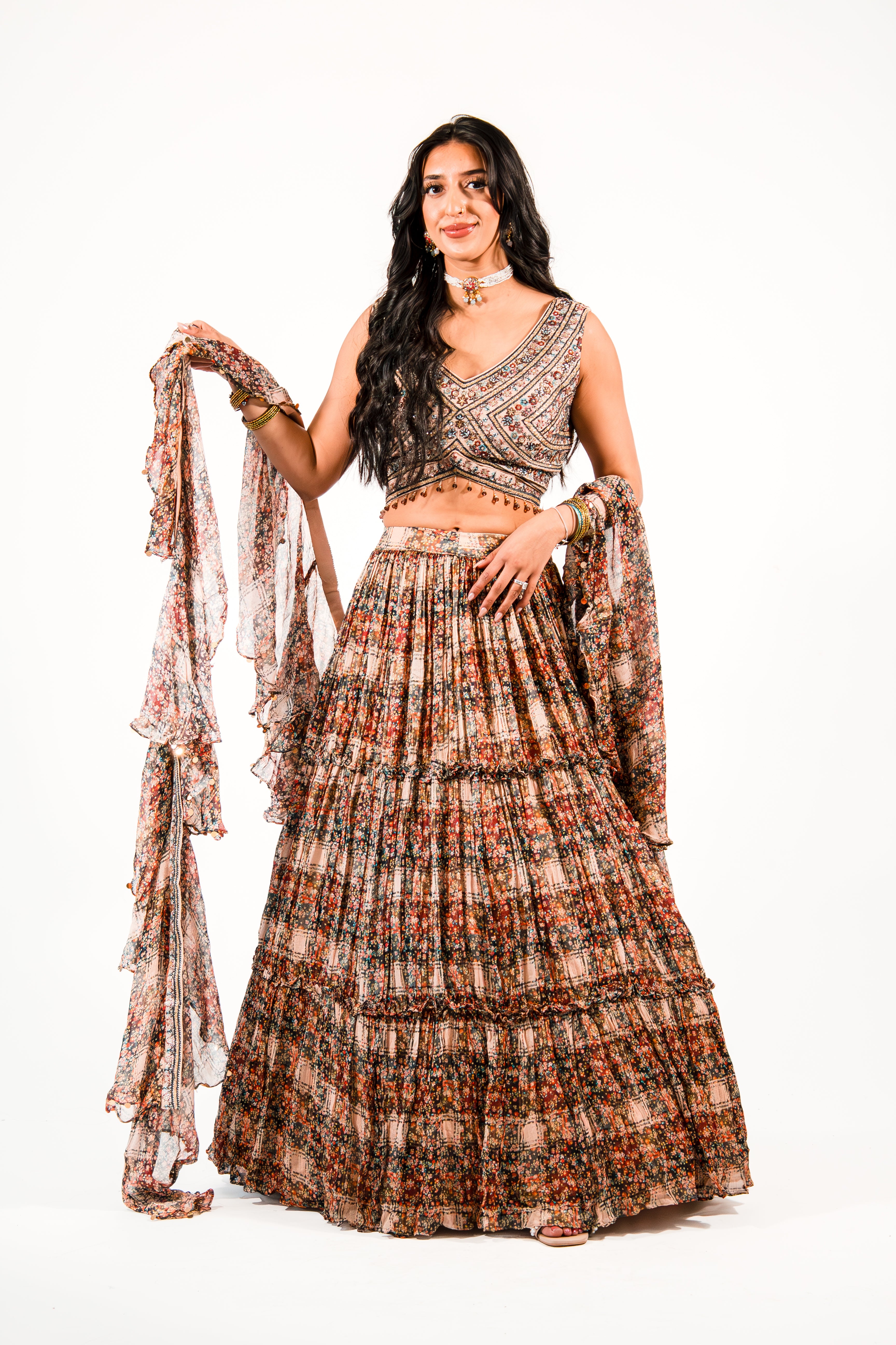 PRINTED ZOYA LENGHA