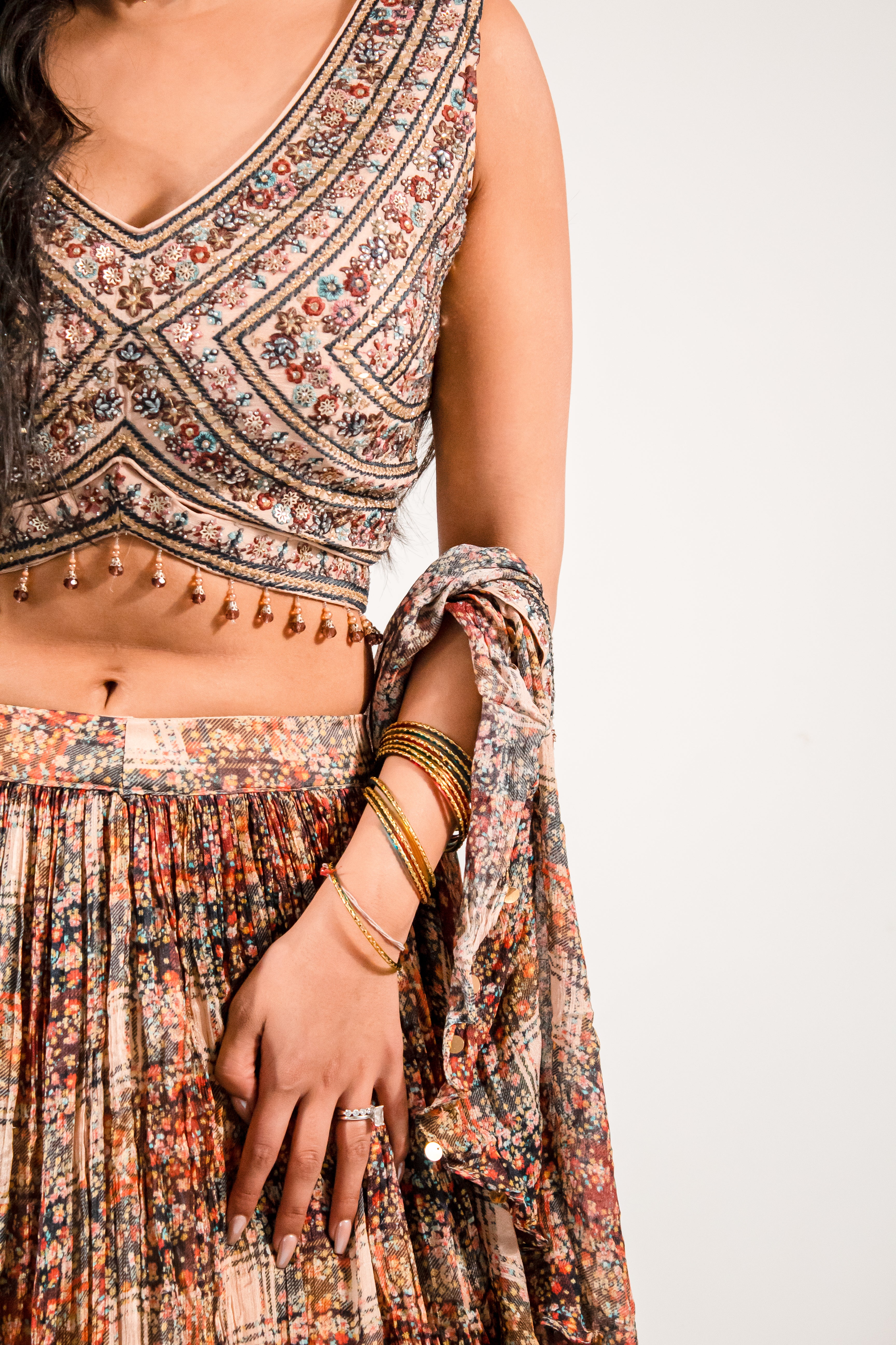 PRINTED ZOYA LENGHA