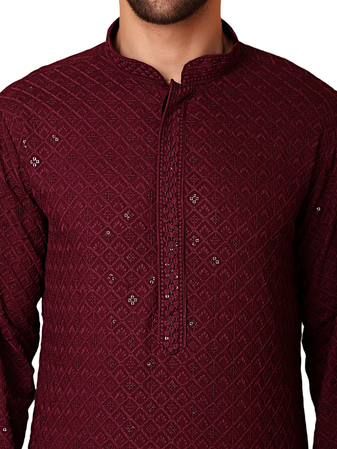 PURPLE ESHAN KURTA