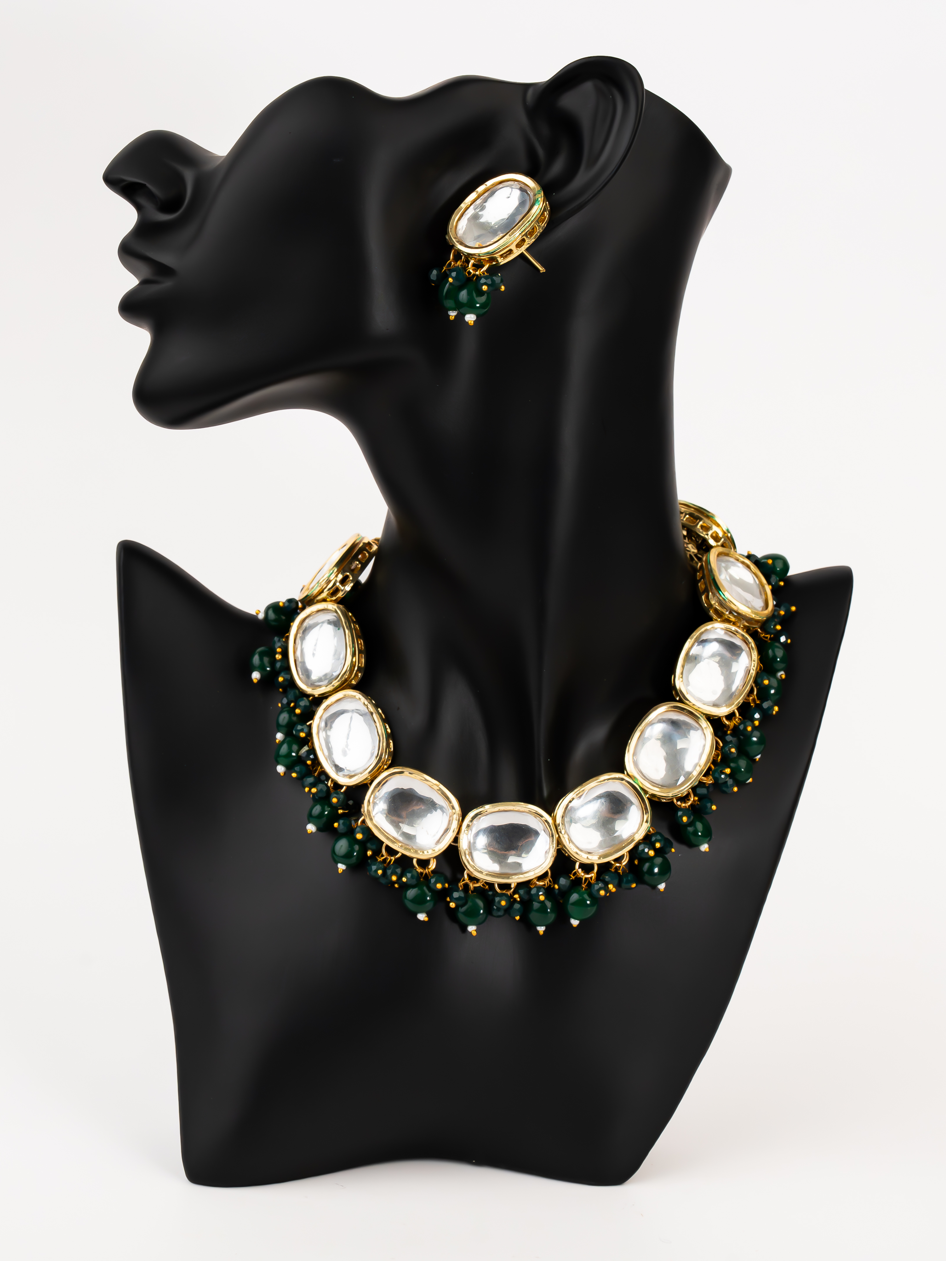 GREEN ELARA NECKLACE SET