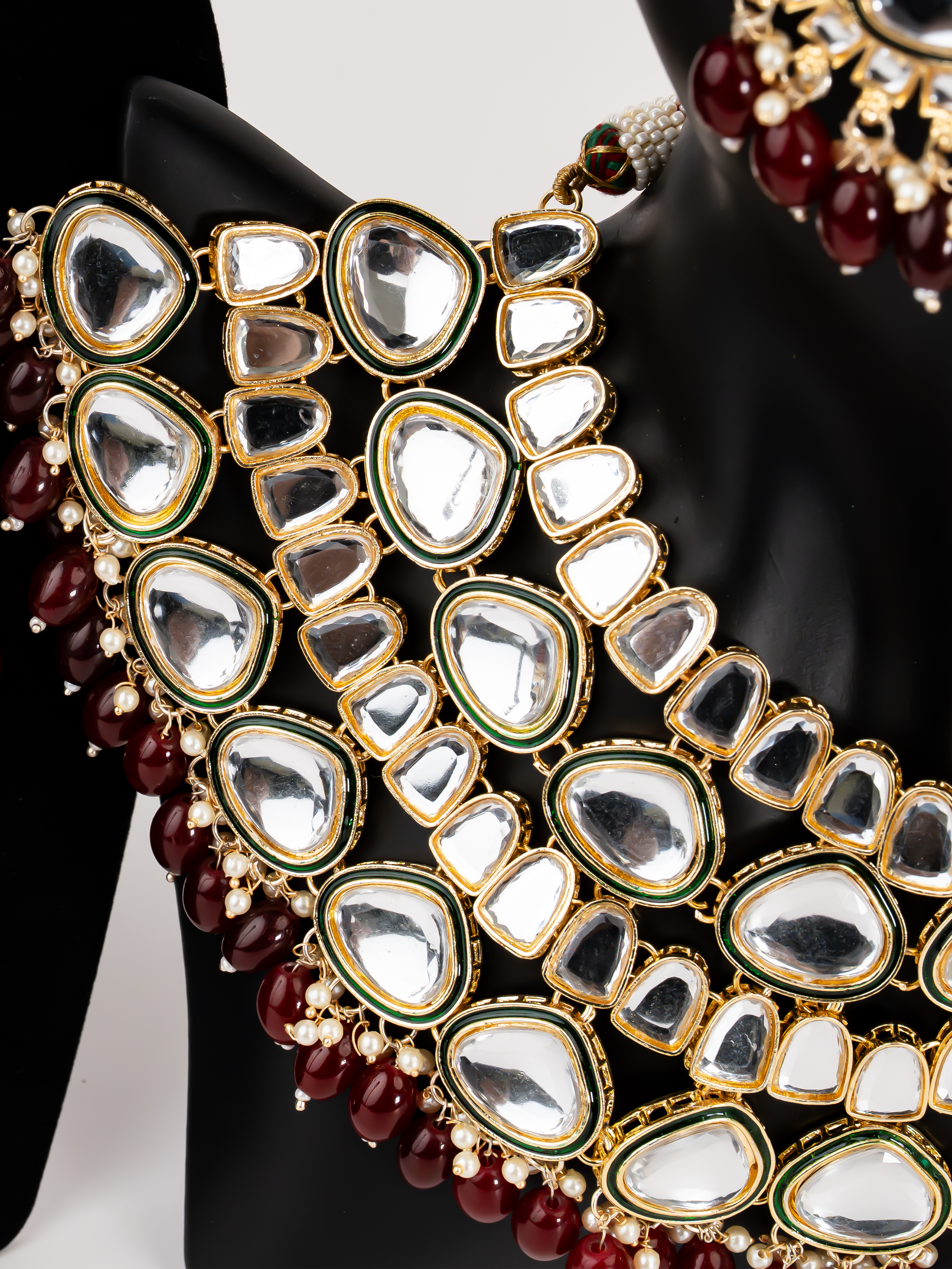 RED SOPHIA NECKLACE SET