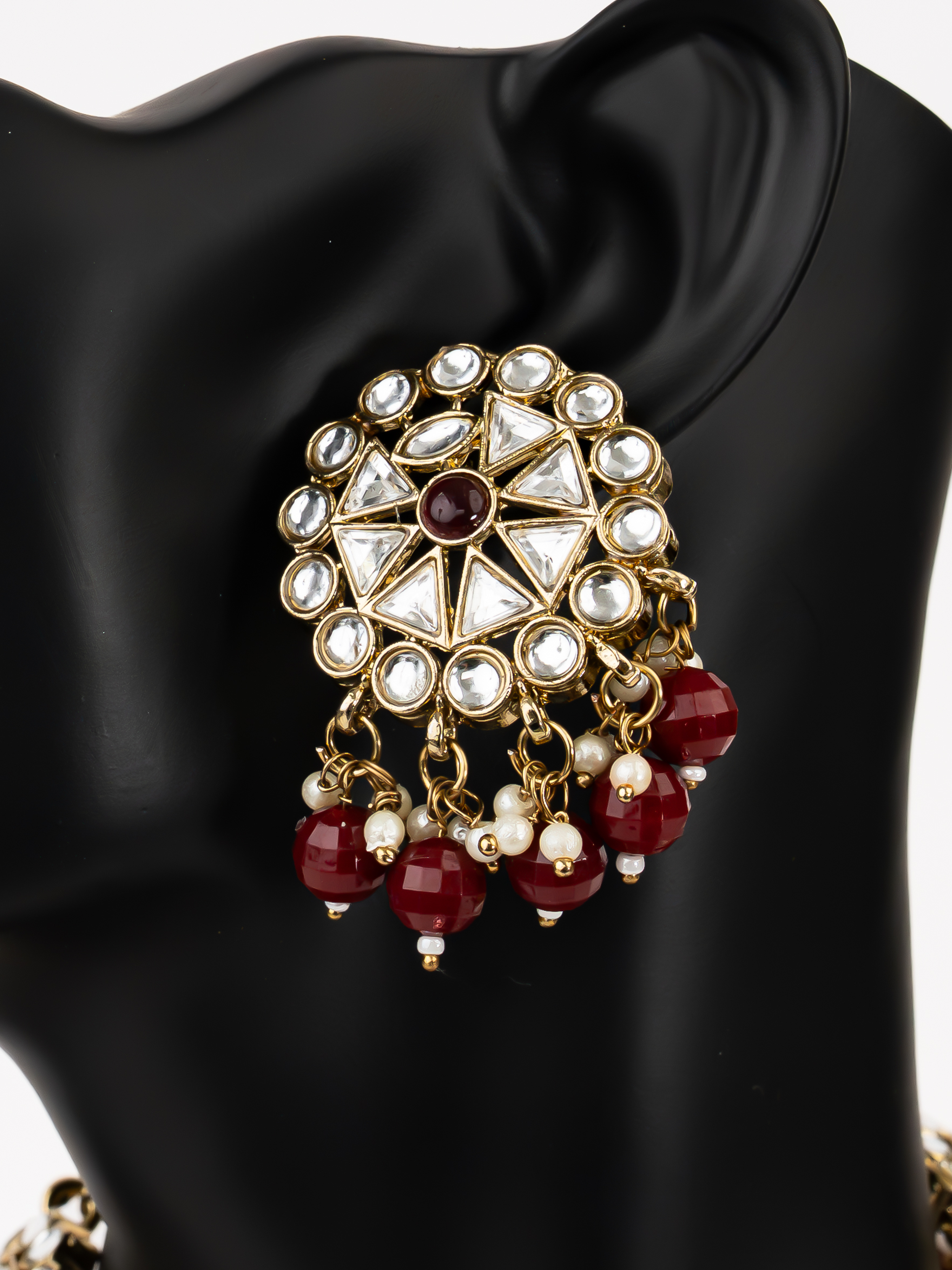 RED LEYA NECKLACE SET
