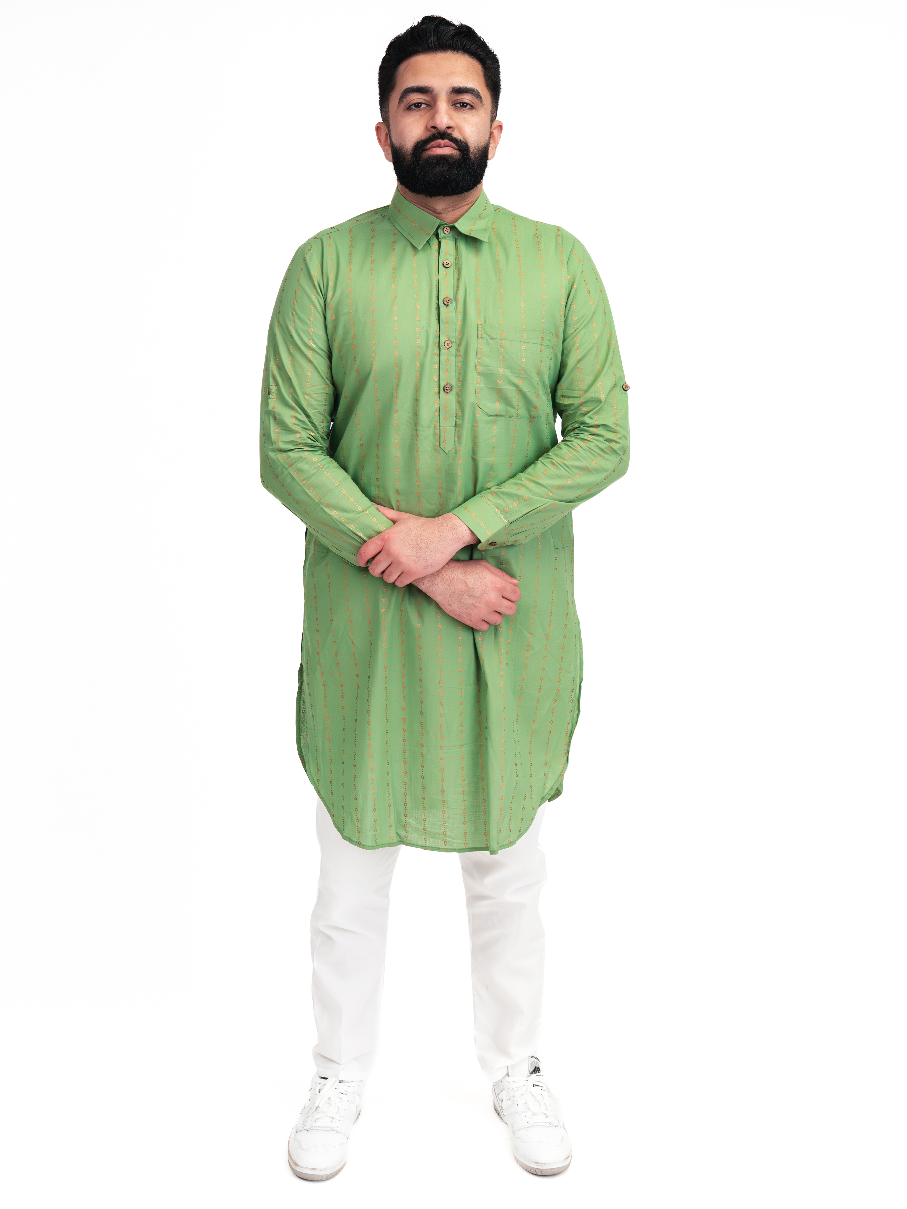 GREEN VEER KURTA