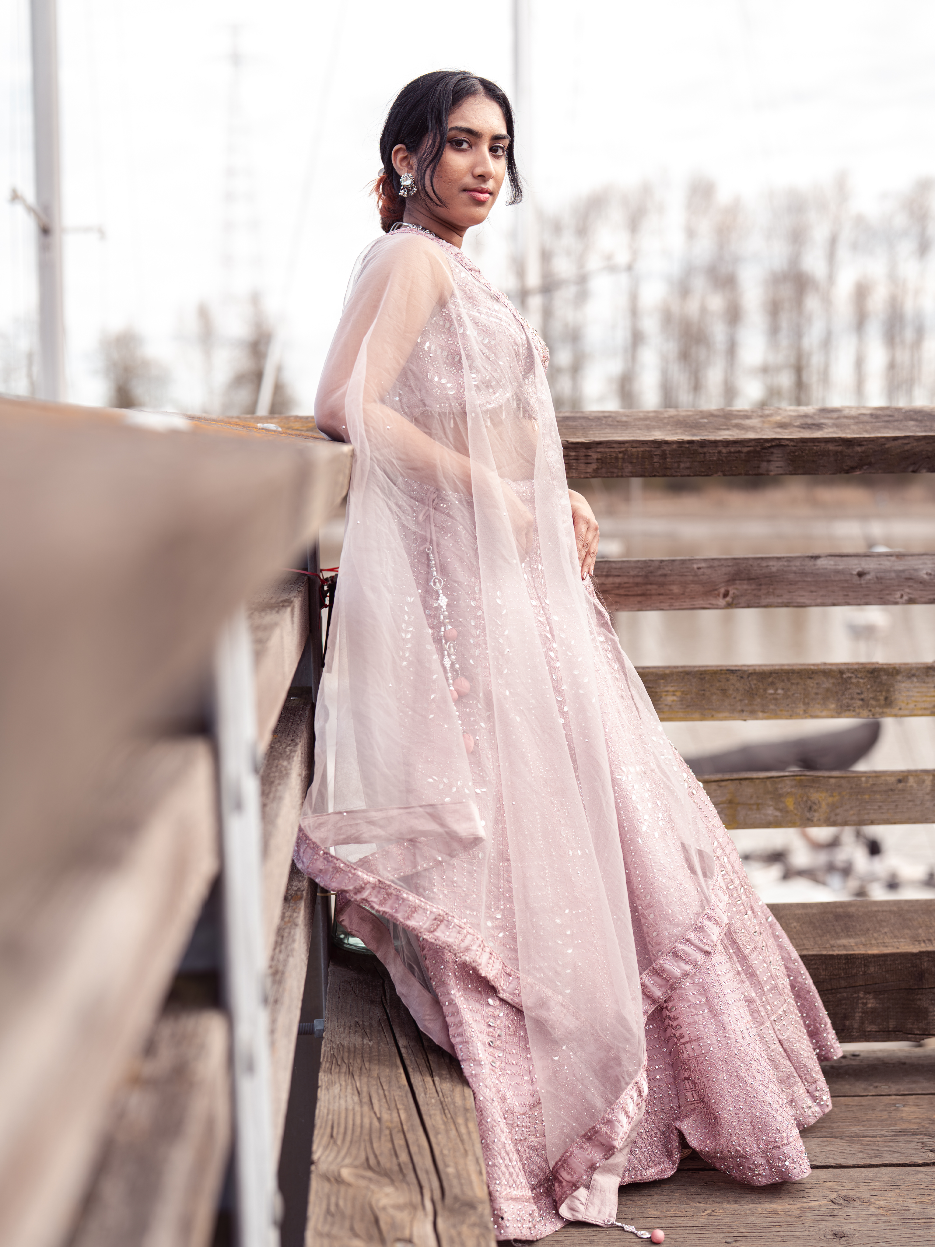 Purple Athena Lengha
