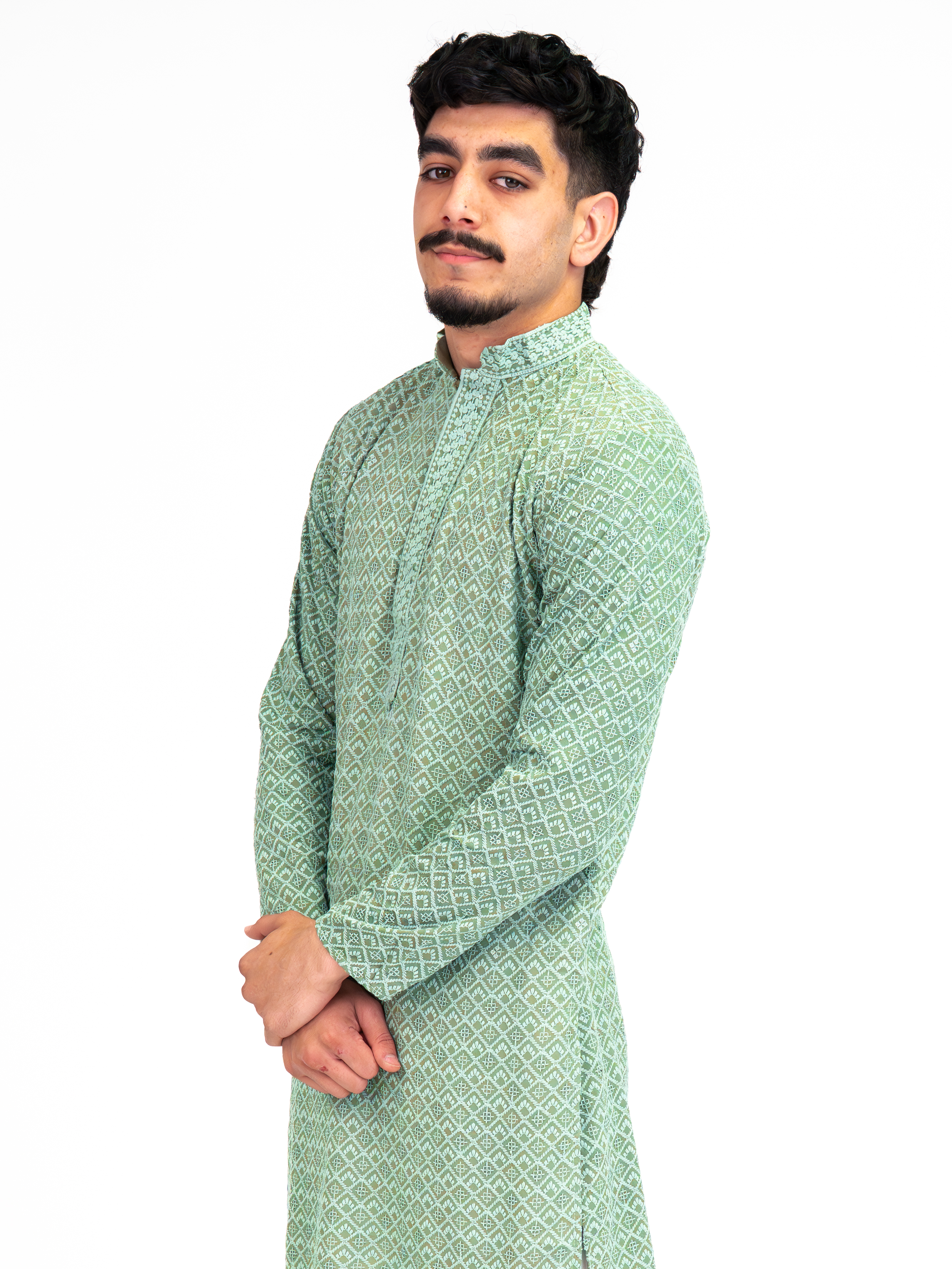 GREEN SAMAR KURTA