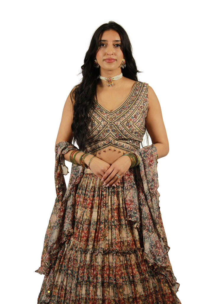 PRINTED ZOYA LENGHA