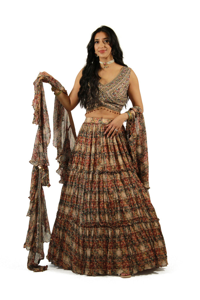 PRINTED ZOYA LENGHA